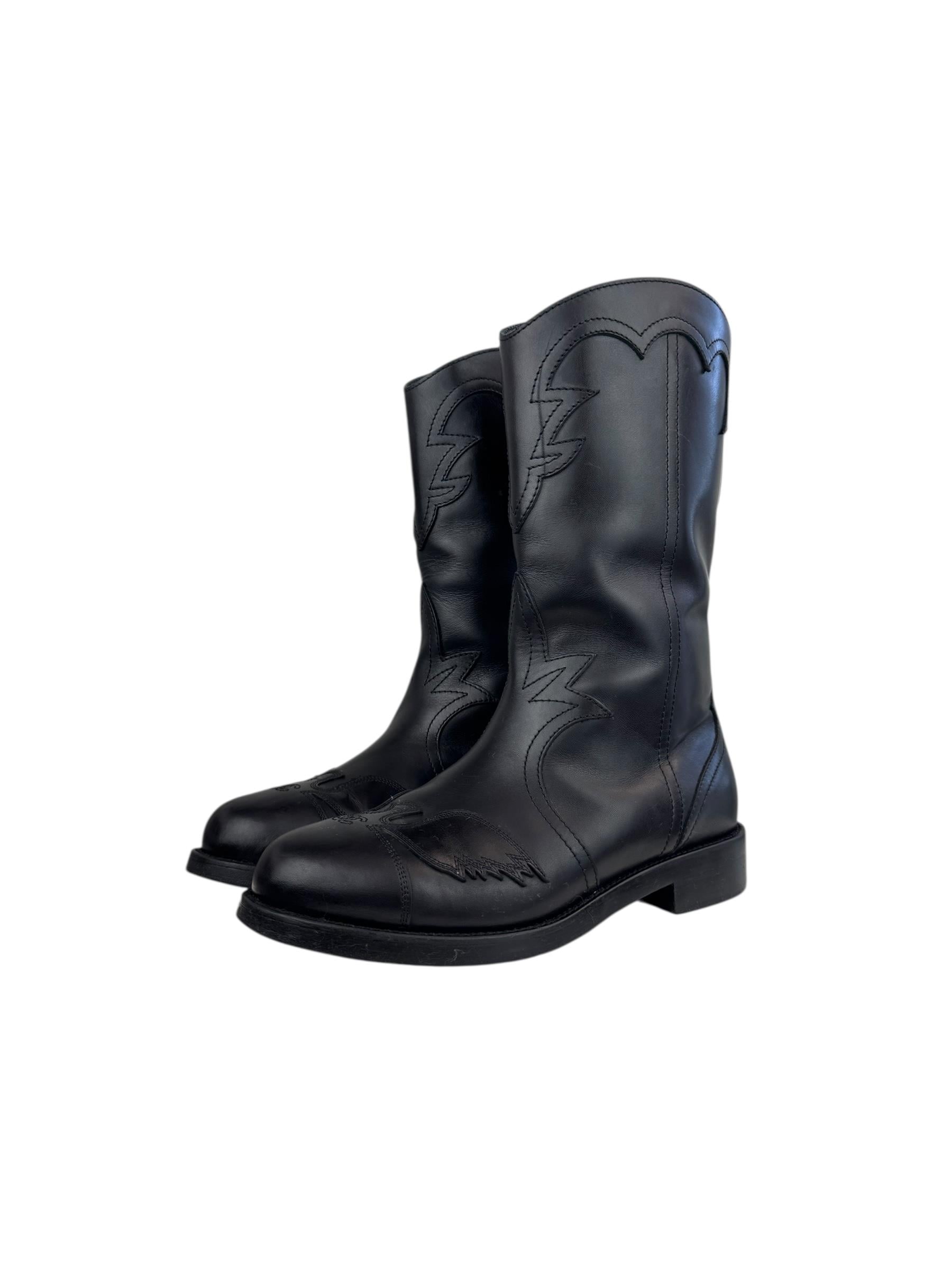CHANEL DALLAS WESTERN BOOTS