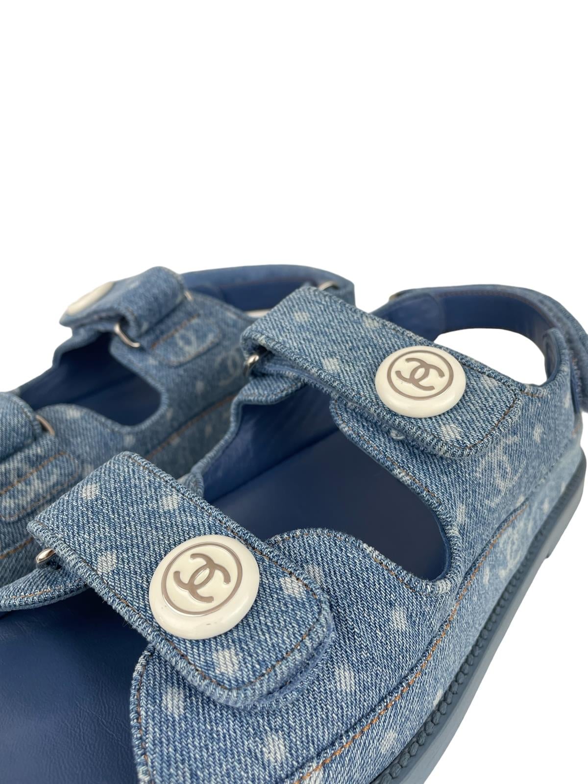 CHANEL DENİM DAD SANDALS SS23