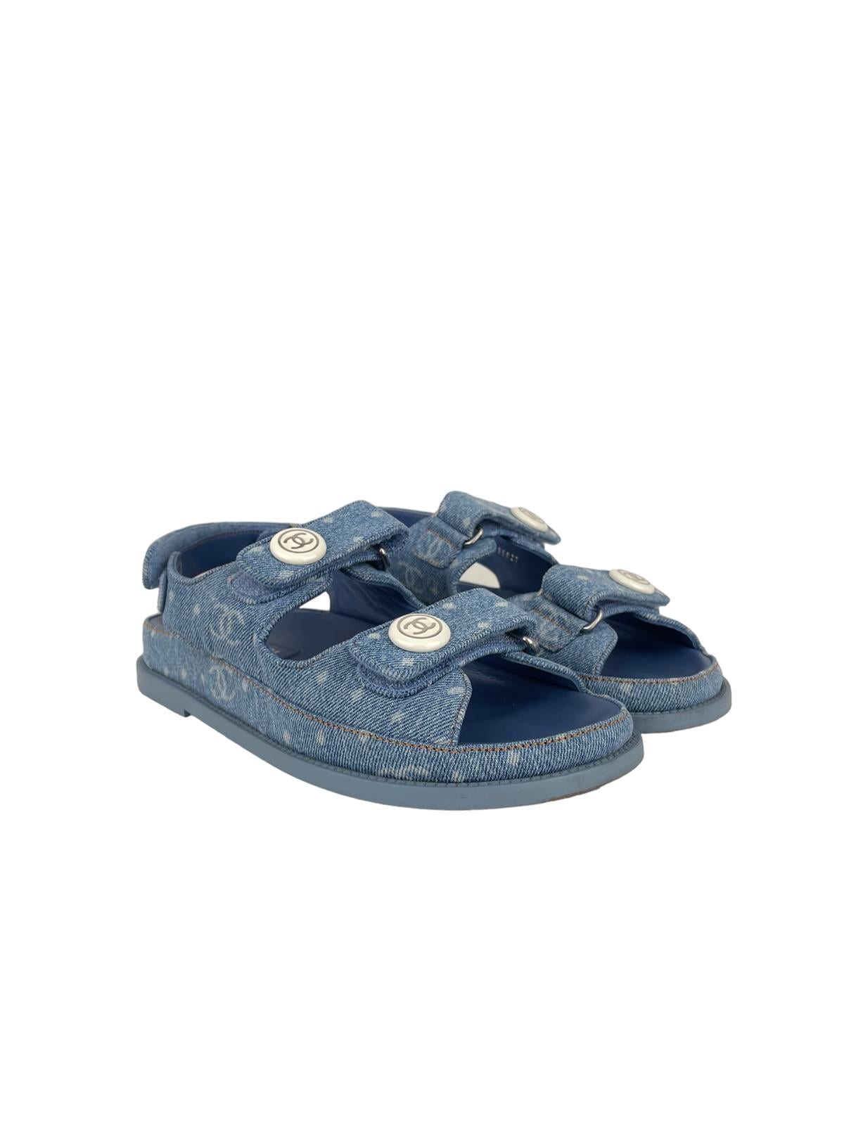 CHANEL DENİM DAD SANDALS SS23