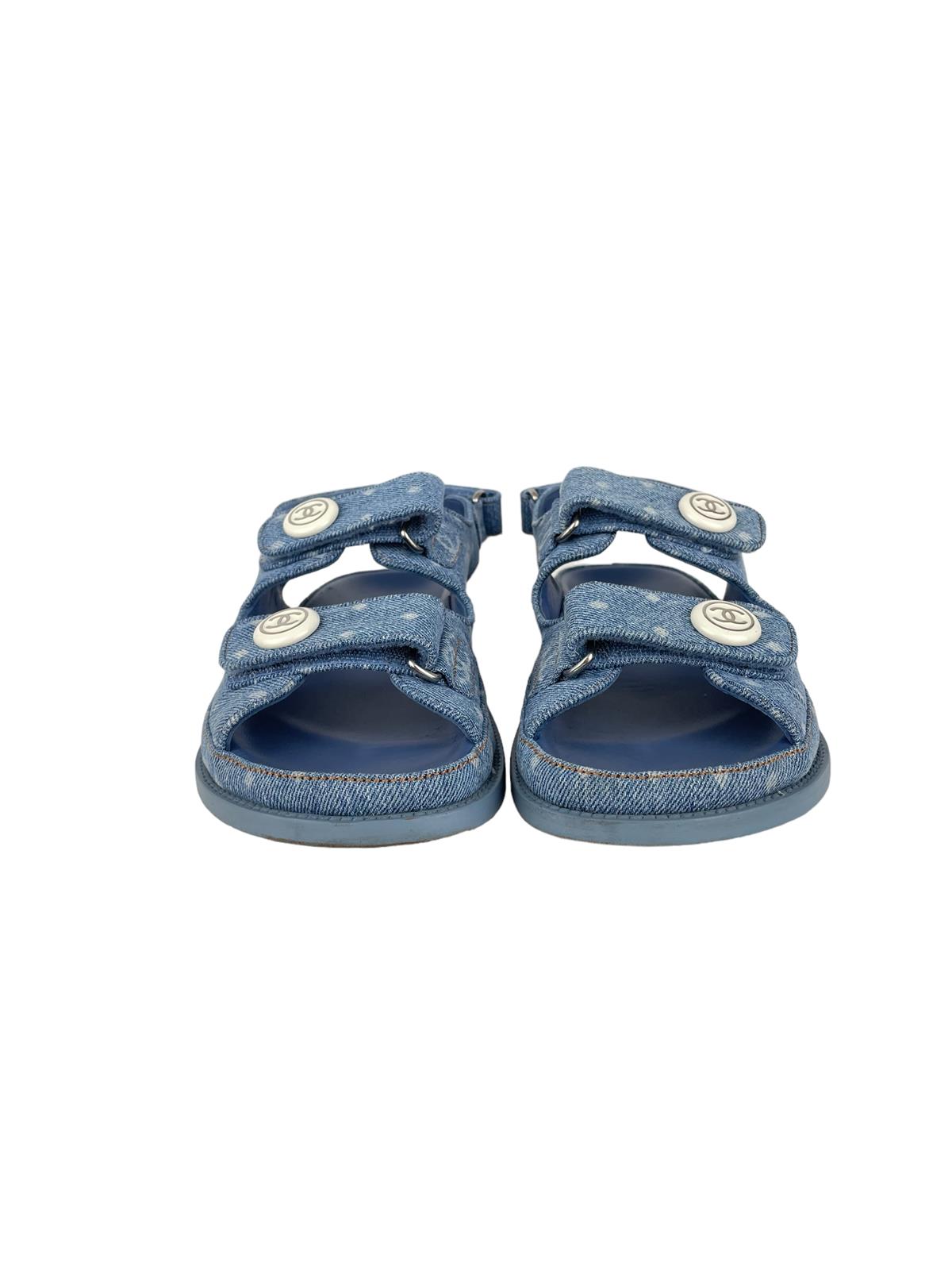 CHANEL DENİM DAD SANDALS SS23