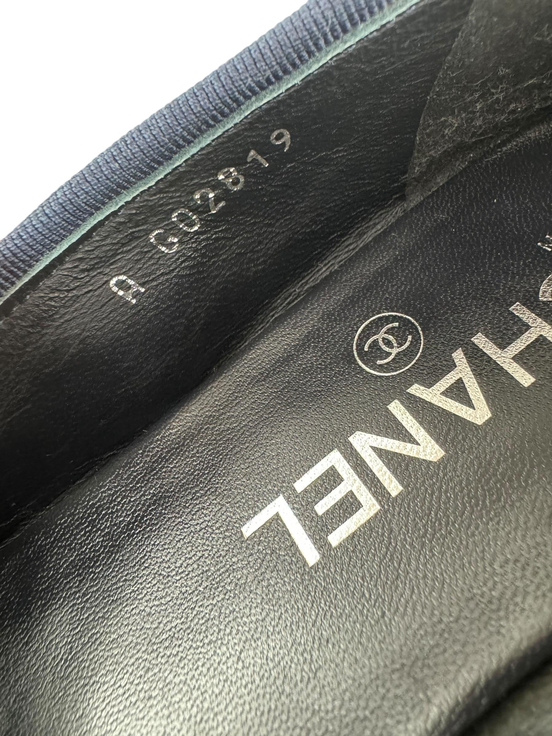 CHANEL GINGHAM WOOL LEATHER BABET