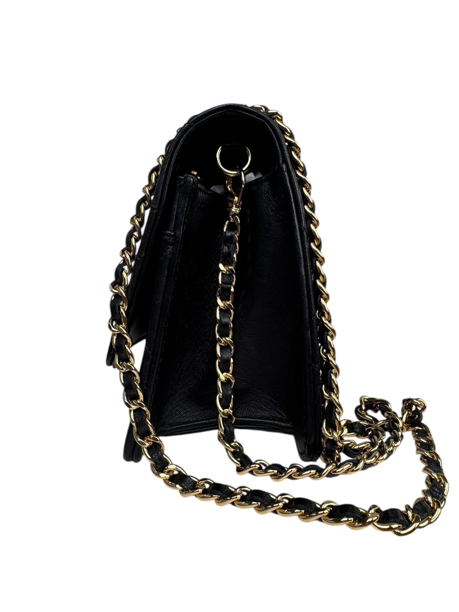 CHANEL GOLDEN CLASS WALLET ON CHAIN BAG
