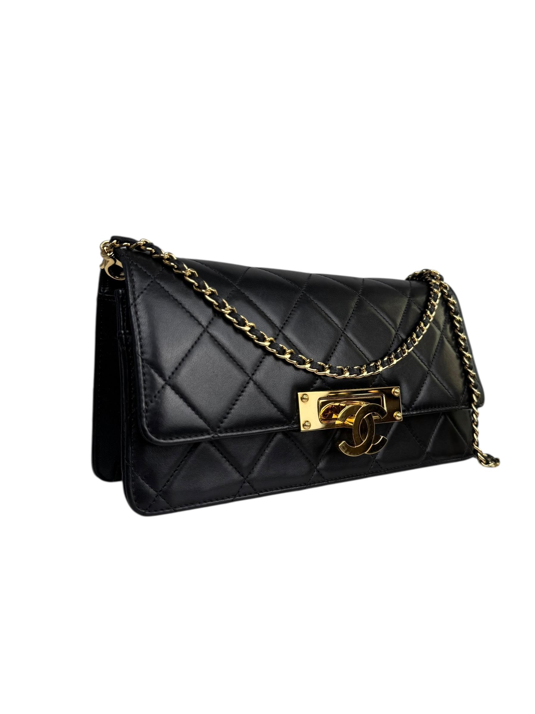CHANEL GOLDEN CLASS WALLET ON CHAIN BAG