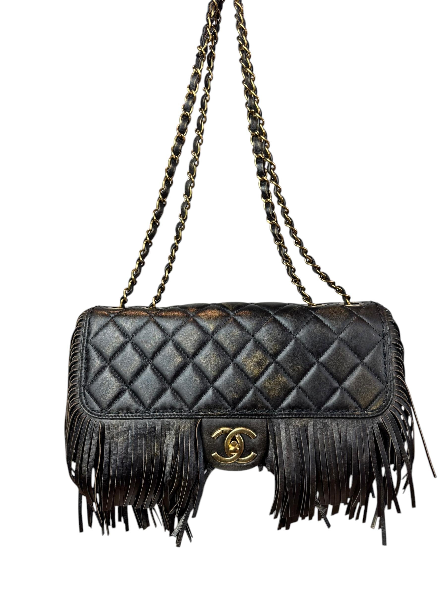 CHANEL PARIS DALLAS PRINGE FLAP BAG