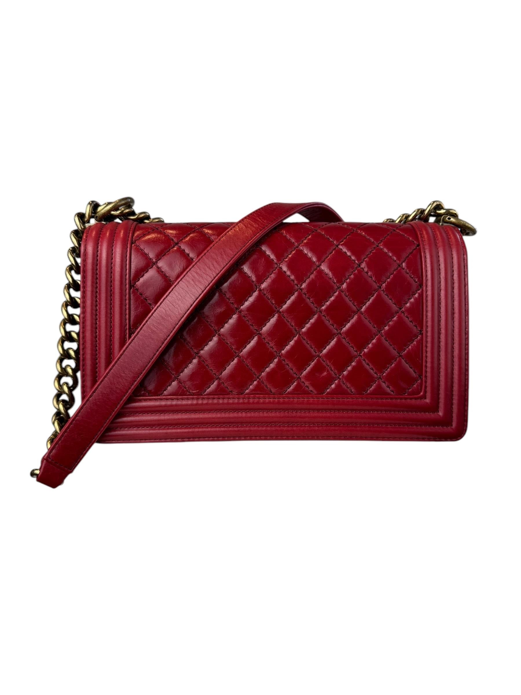 CHANEL QUILTED BOY BAG