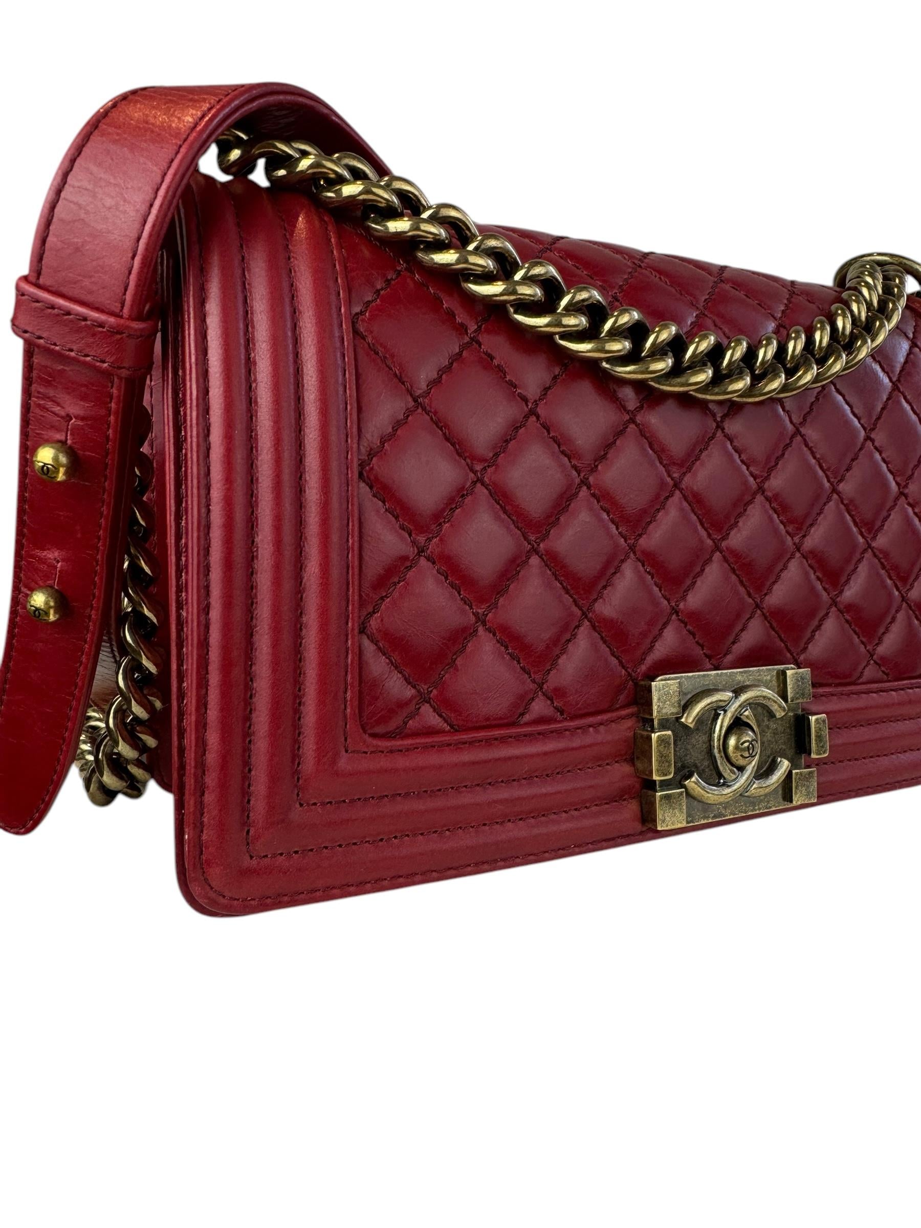 CHANEL QUILTED BOY BAG