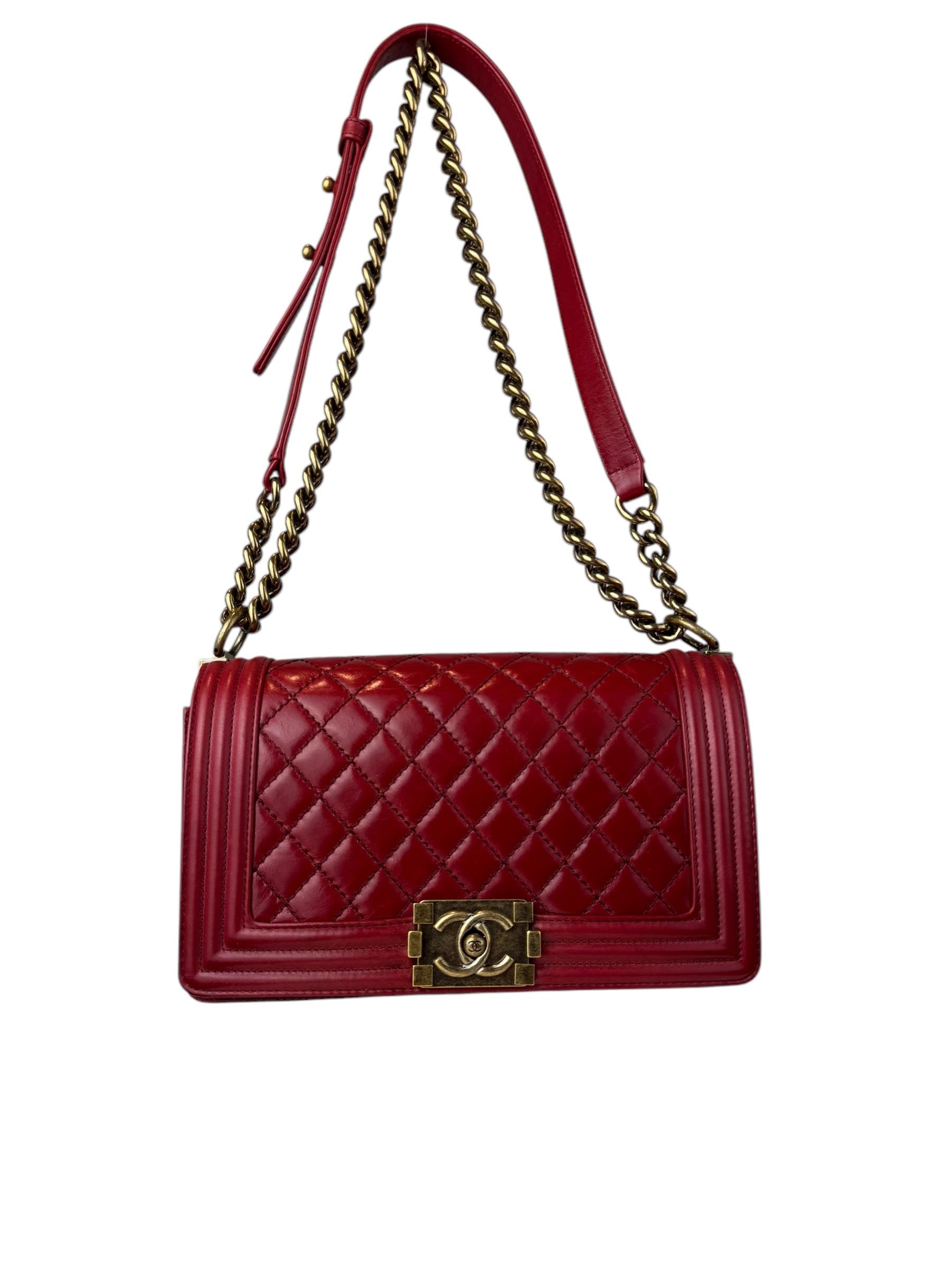 CHANEL QUILTED BOY BAG