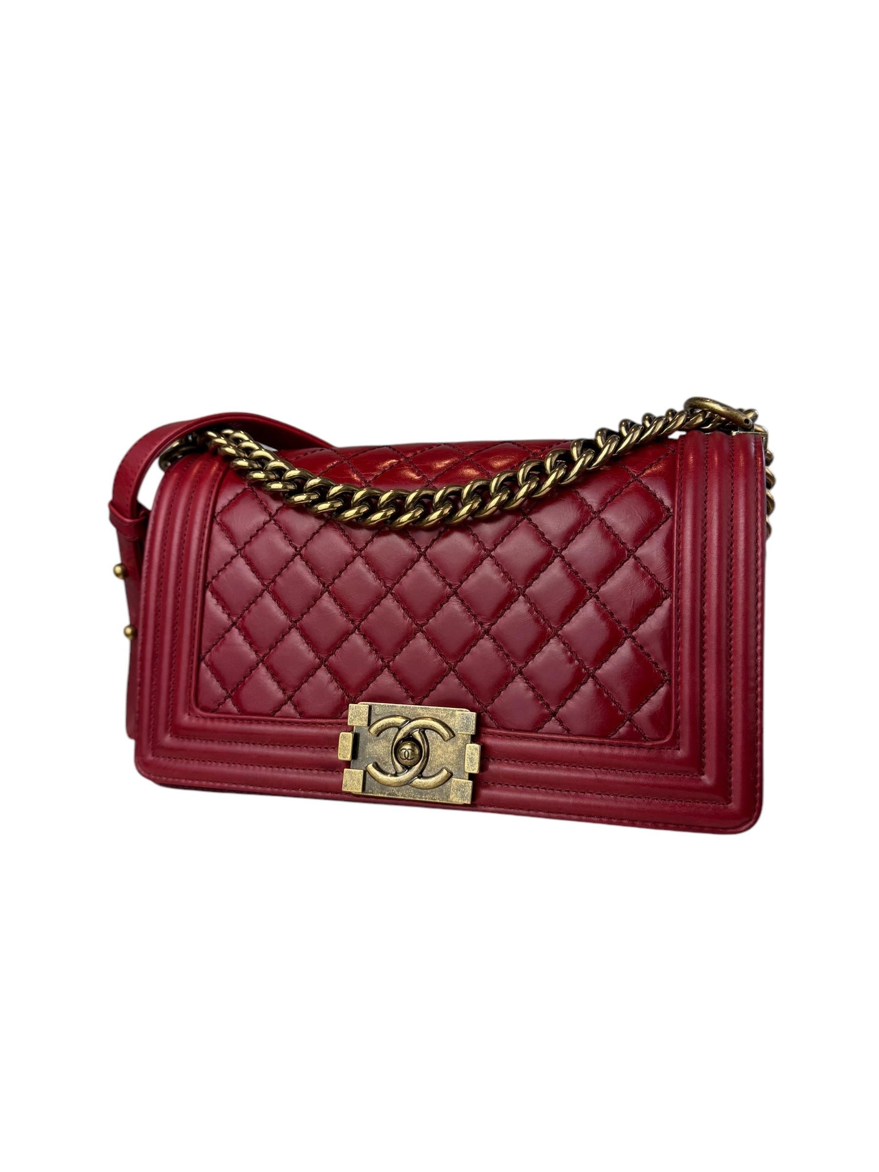 CHANEL QUILTED BOY BAG