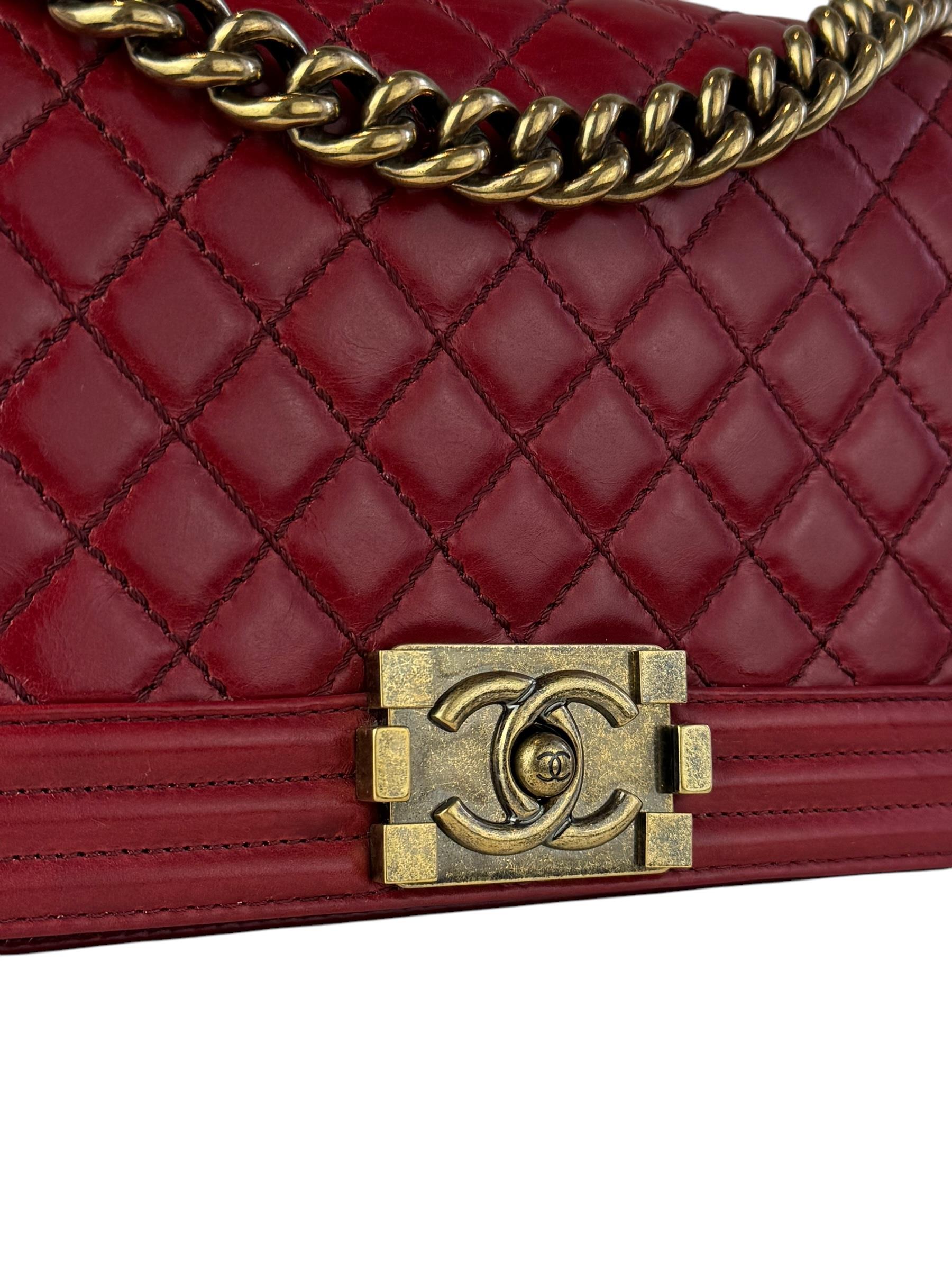CHANEL QUILTED BOY BAG