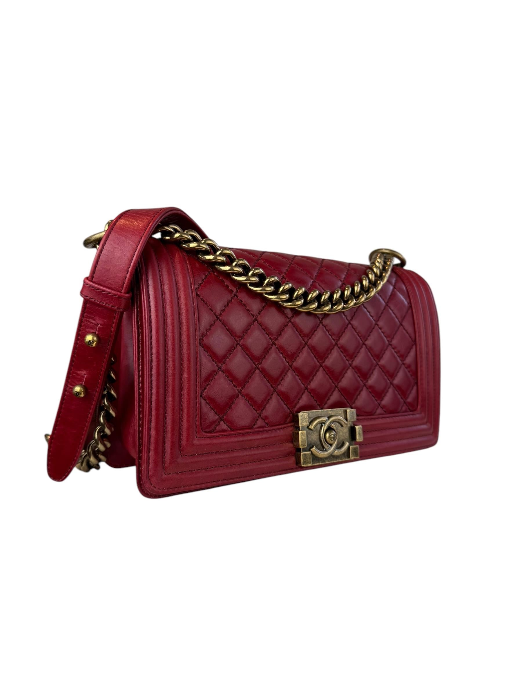 CHANEL QUILTED BOY BAG