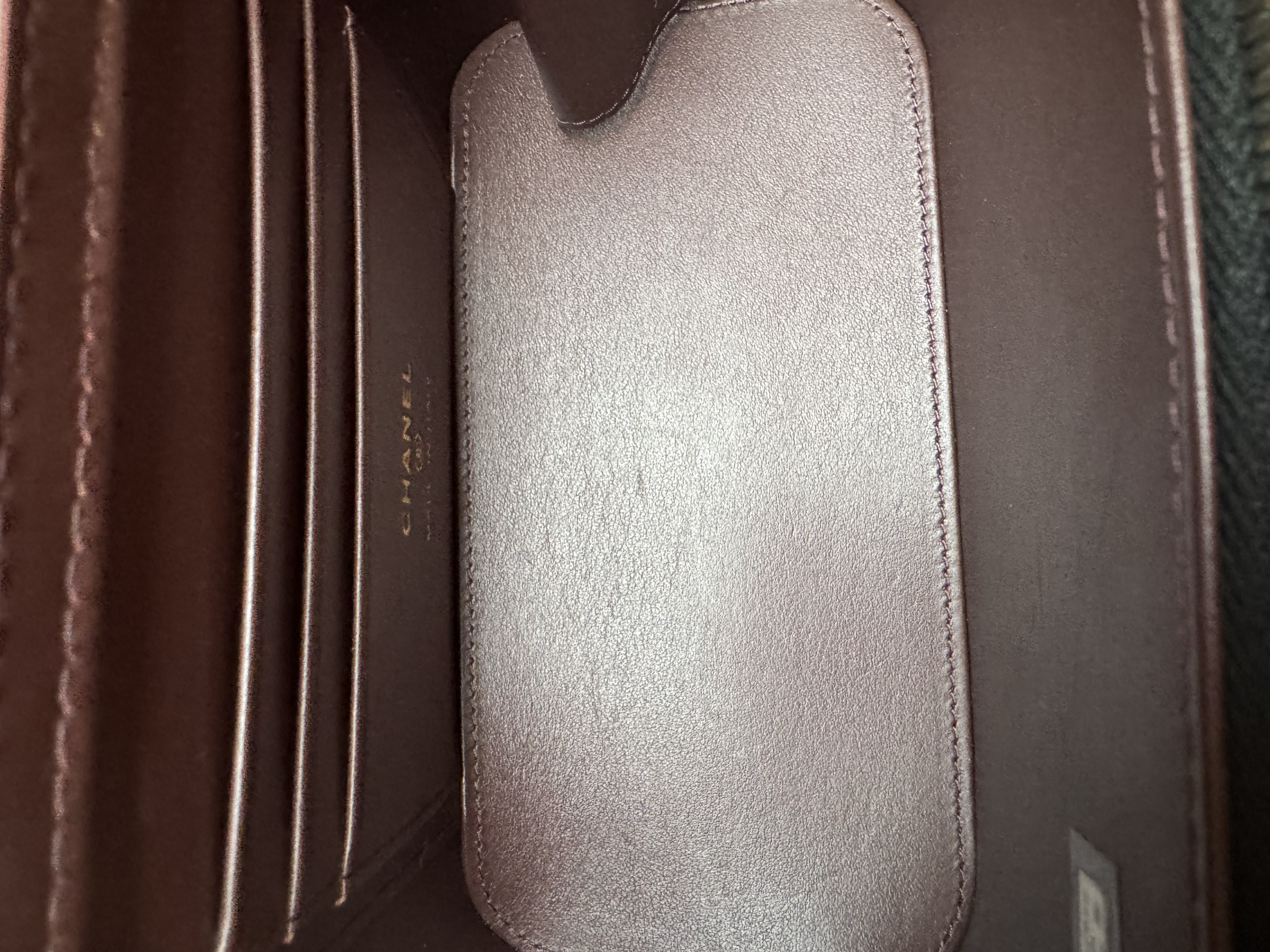 CHANEL SMALL CAVIAR LEATHER VANITY BAG