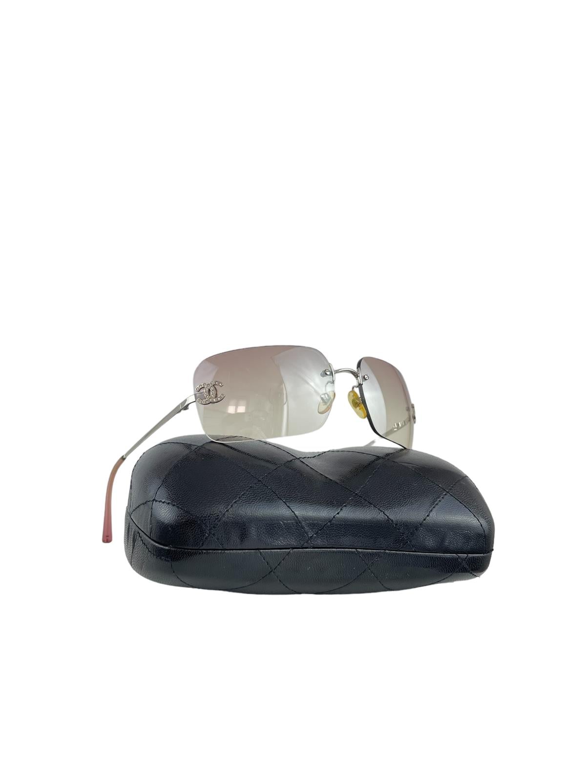CHANEL TRANSPARENT CC SUNGLASSES