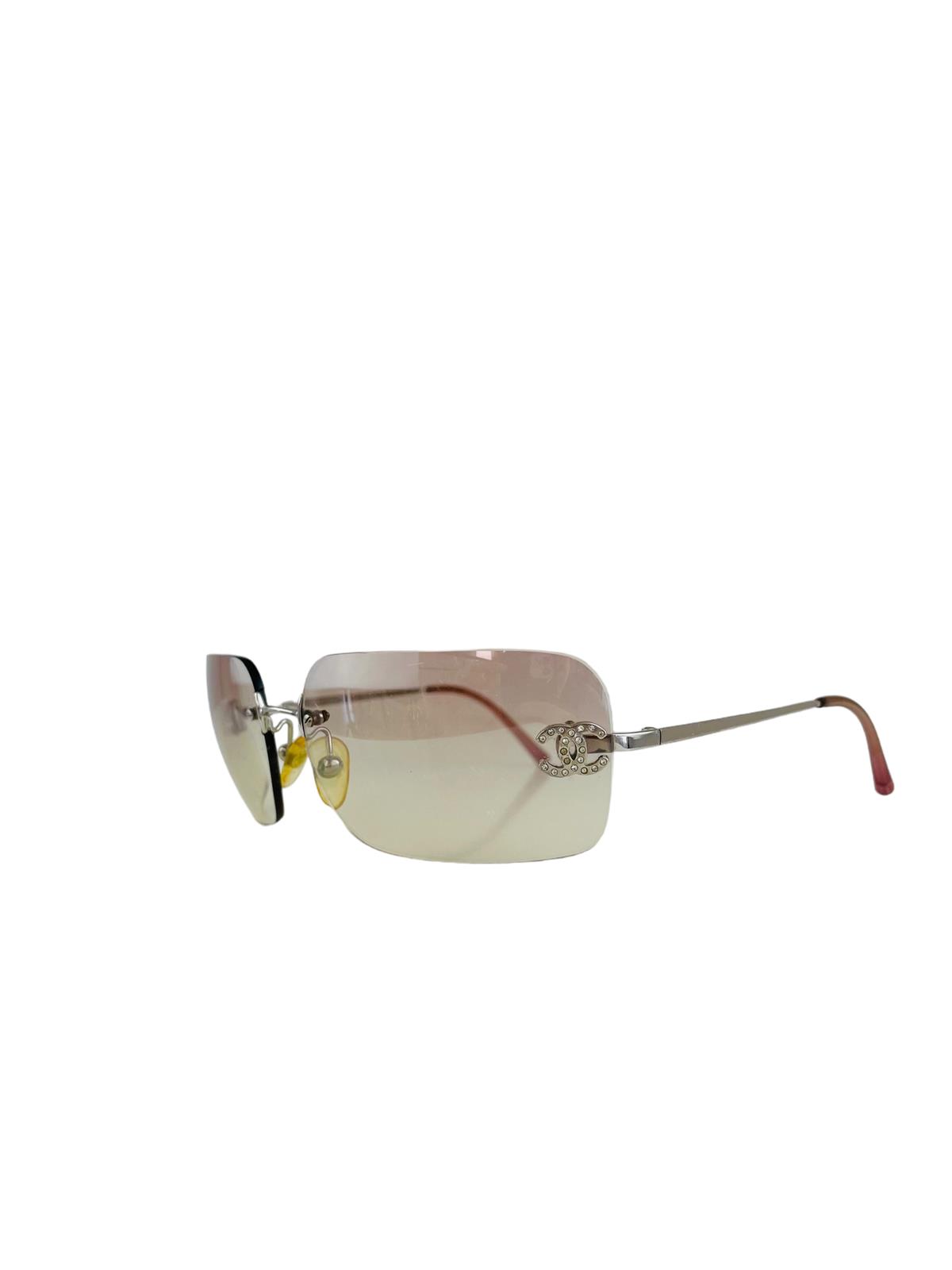 CHANEL TRANSPARENT CC SUNGLASSES