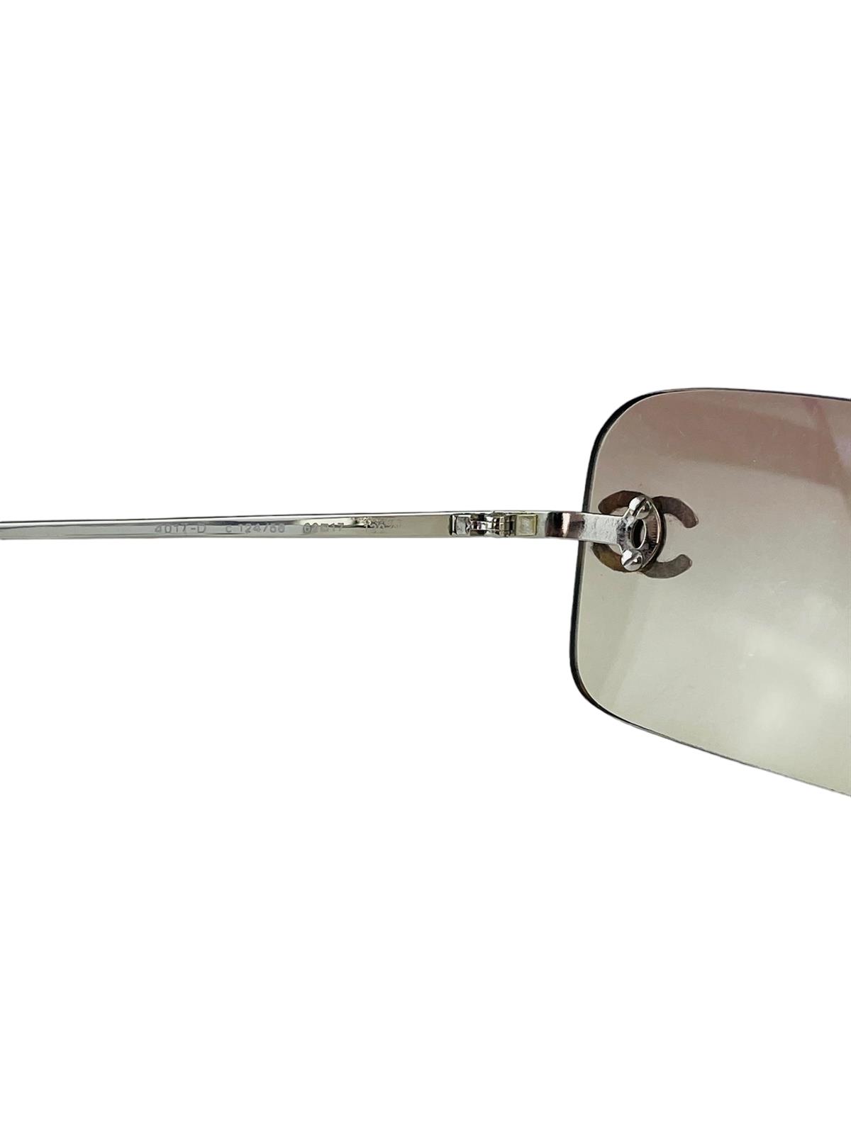 CHANEL TRANSPARENT CC SUNGLASSES