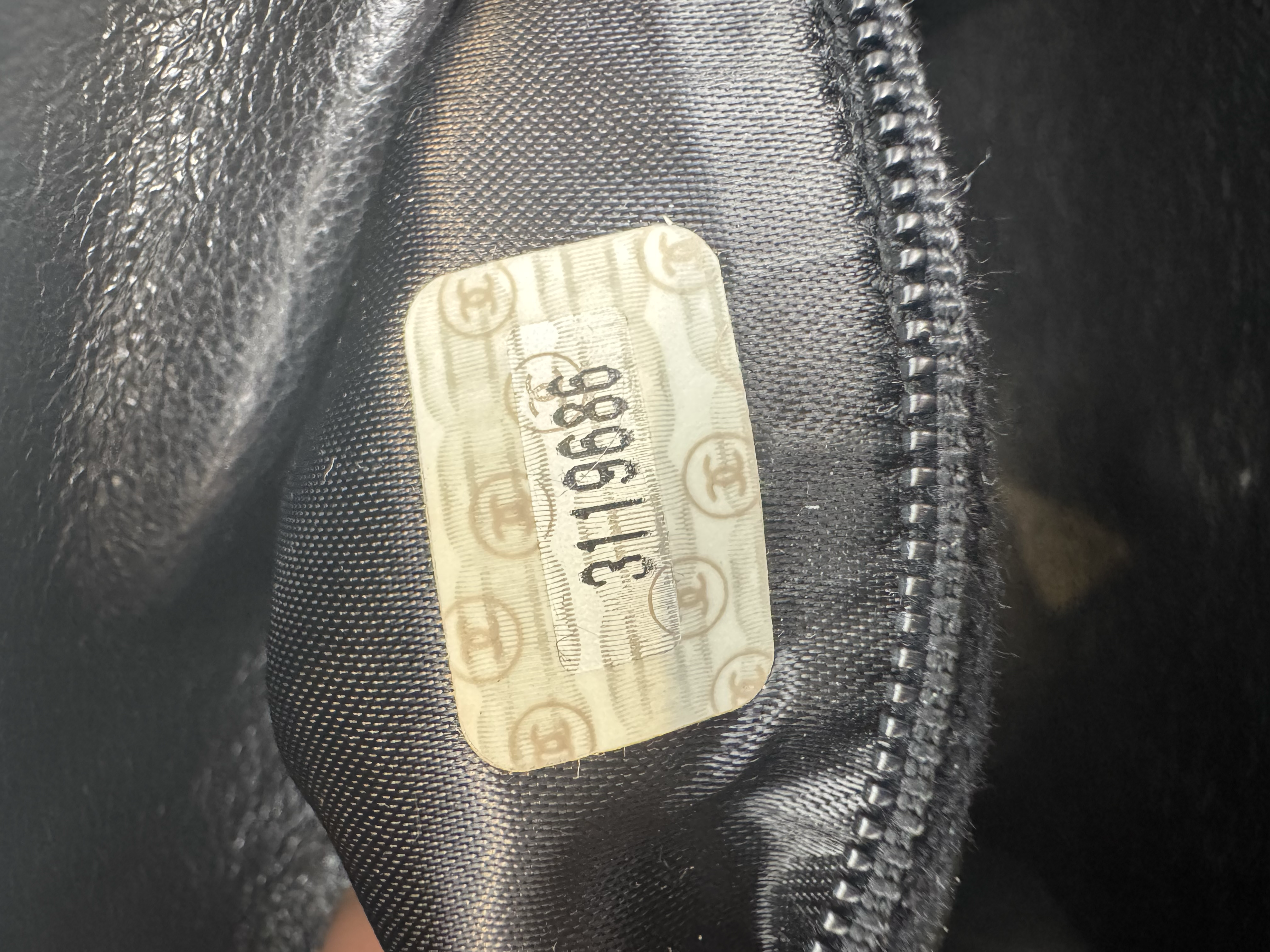 CHANEL VINTAGE  CC TURN LOCK CAMERA BAG