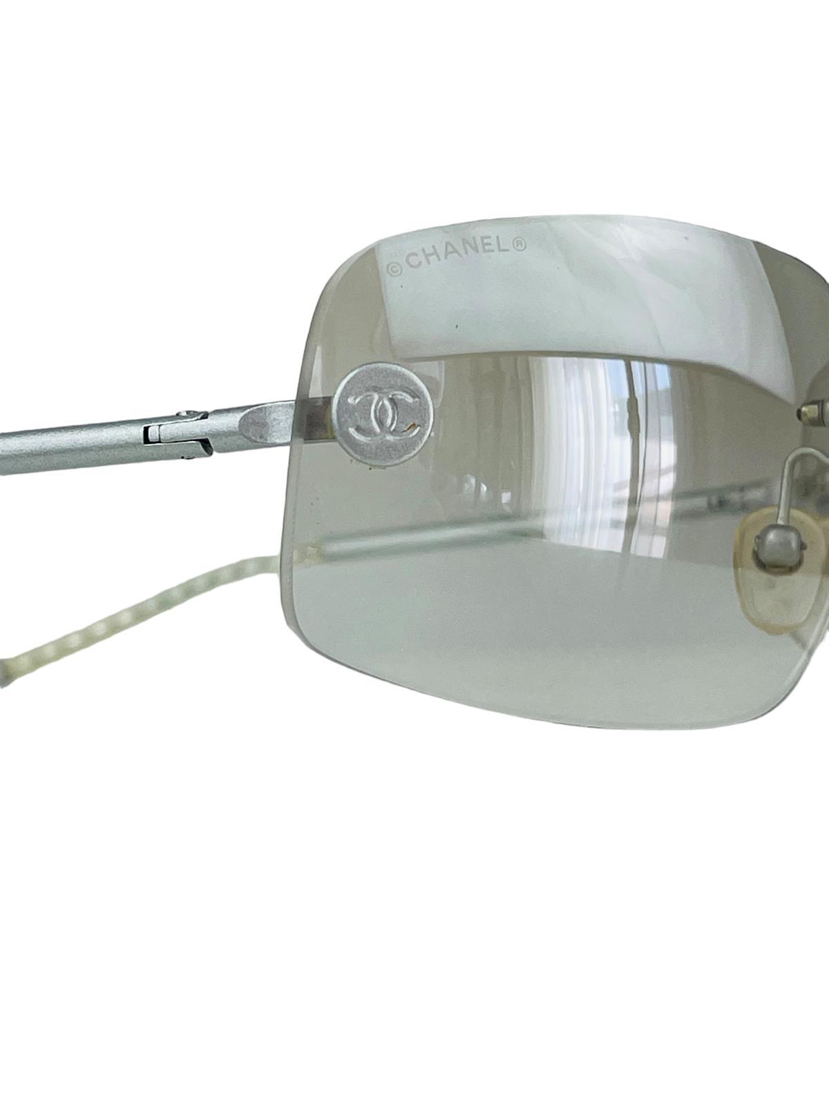 CHANEL VINTAGE RIMLESS SUNGLASSES