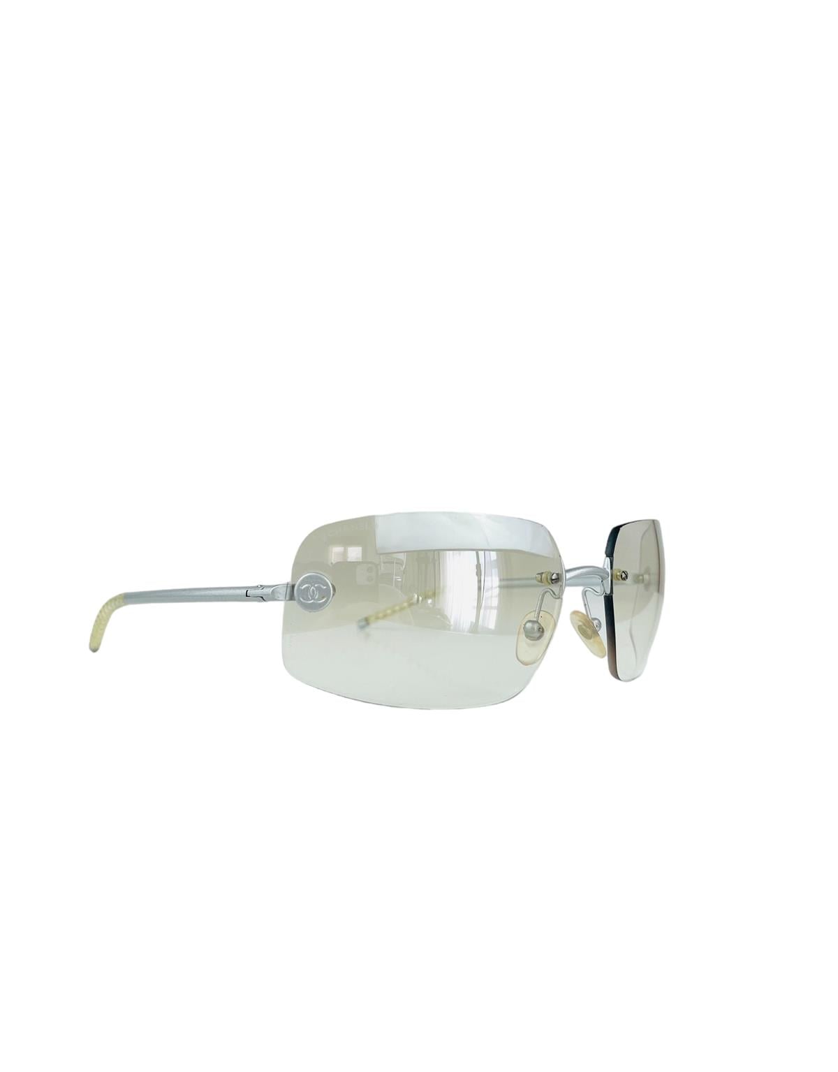 CHANEL VINTAGE RIMLESS SUNGLASSES