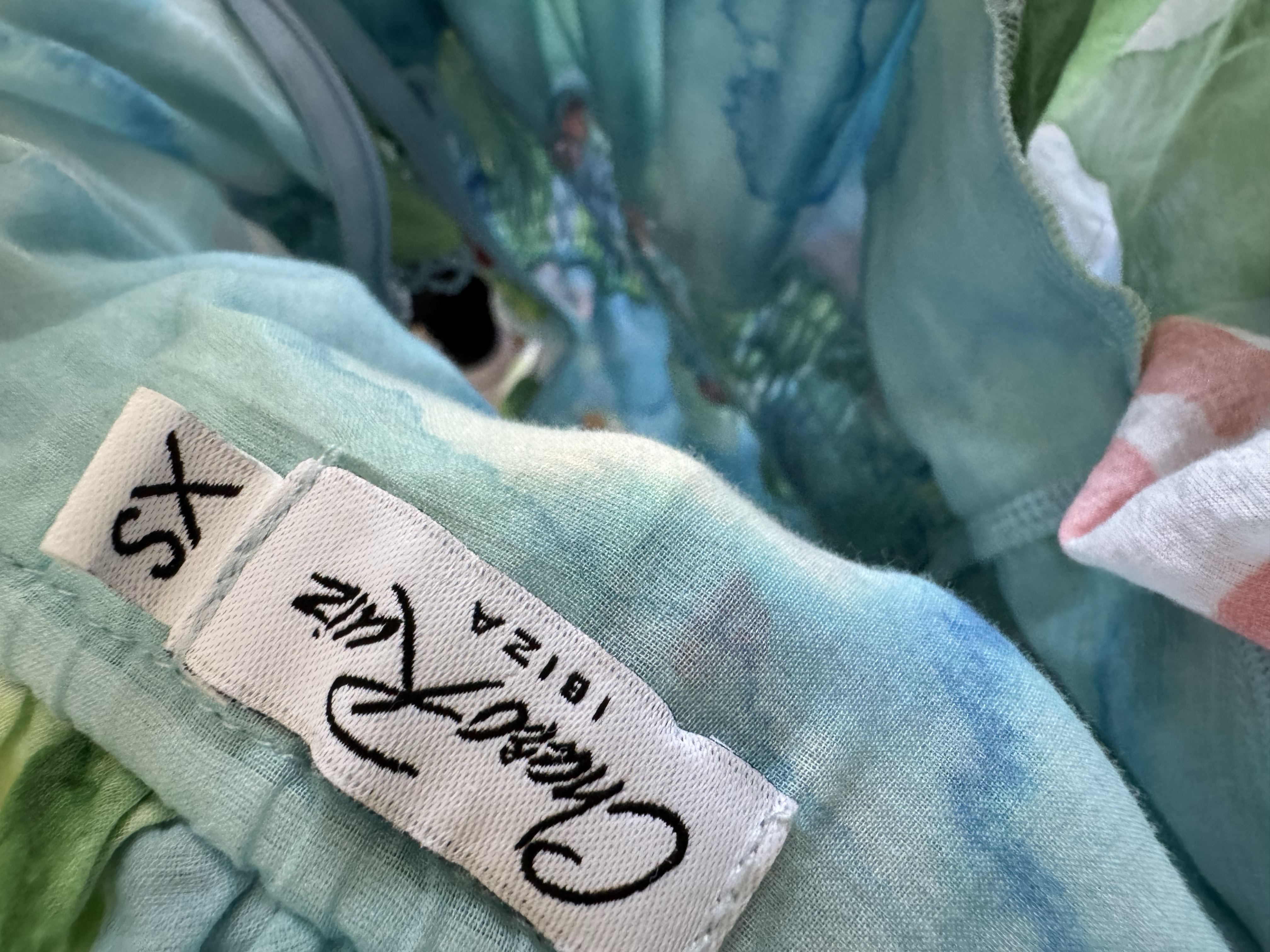 CHARO RUIZ IBIZA GREEN FLORAL DRESS 