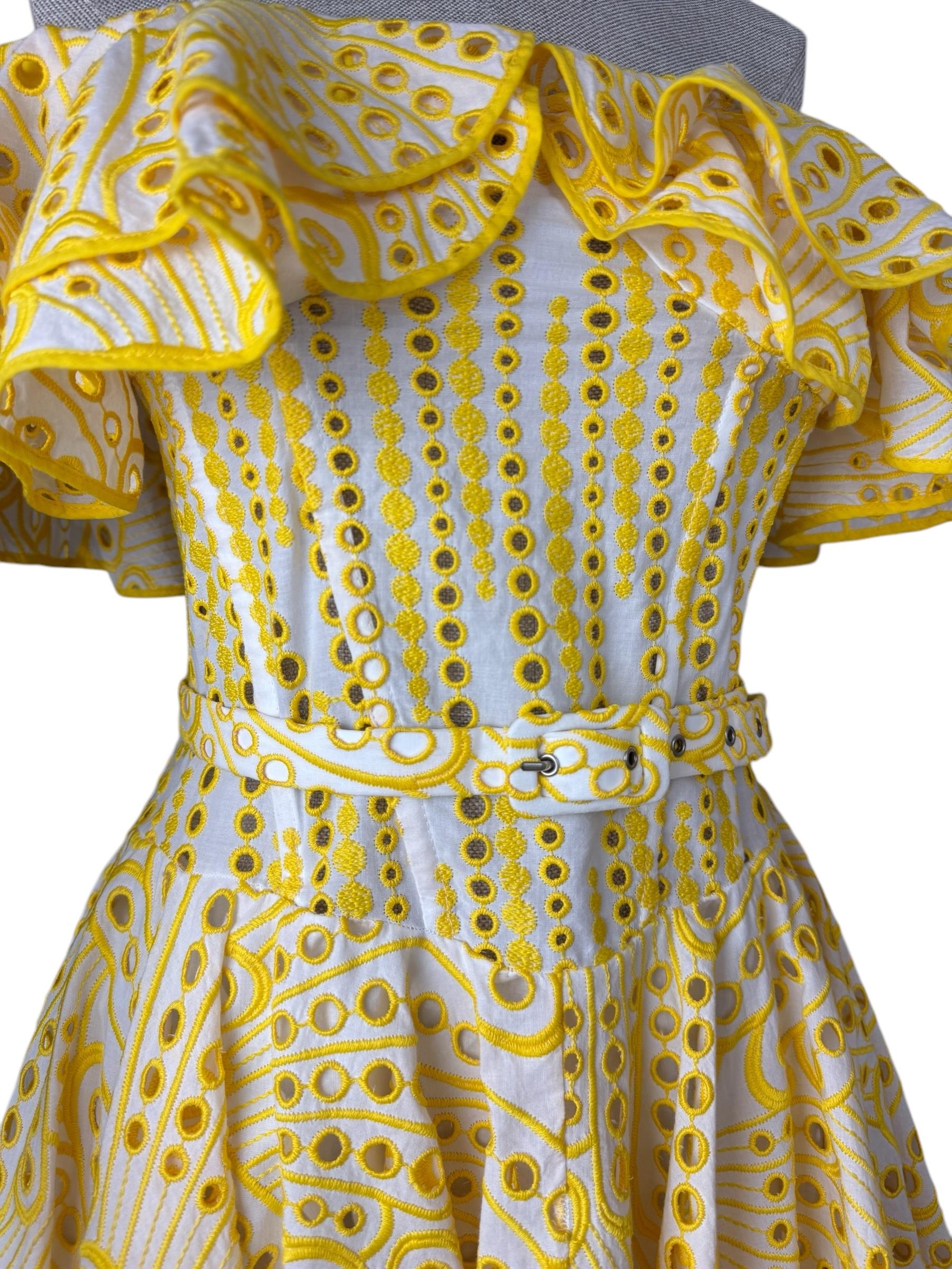 CHARO RUIZ IBIZA YELLOW DRESS 