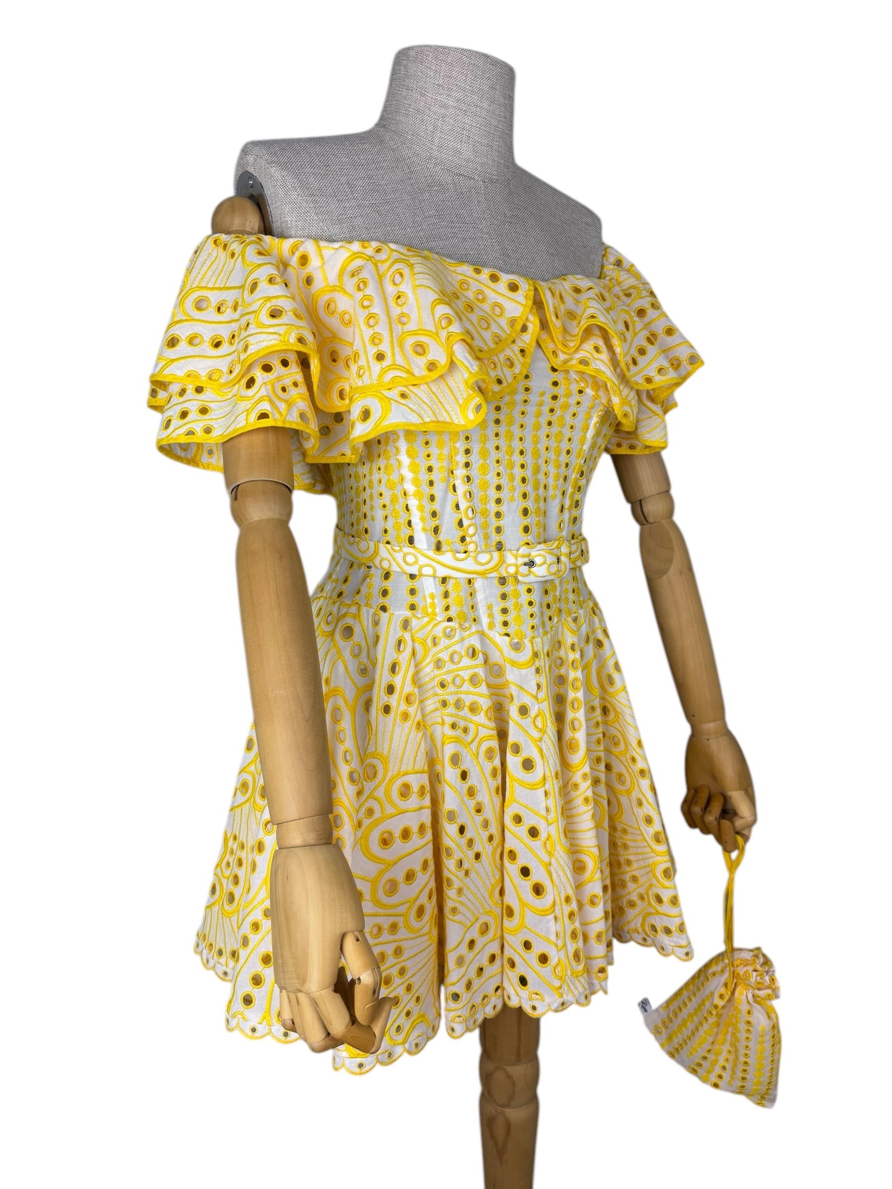 CHARO RUIZ IBIZA YELLOW DRESS 