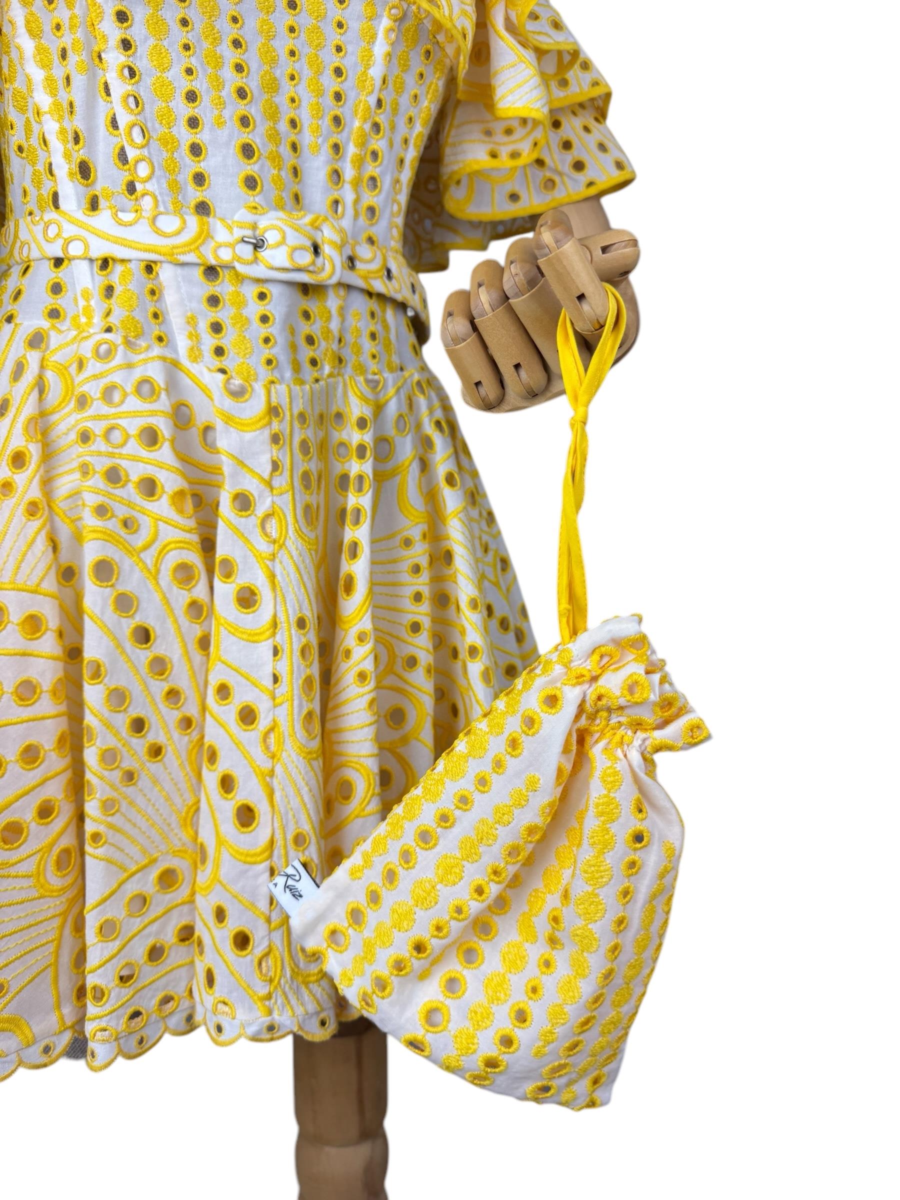CHARO RUIZ IBIZA YELLOW DRESS 