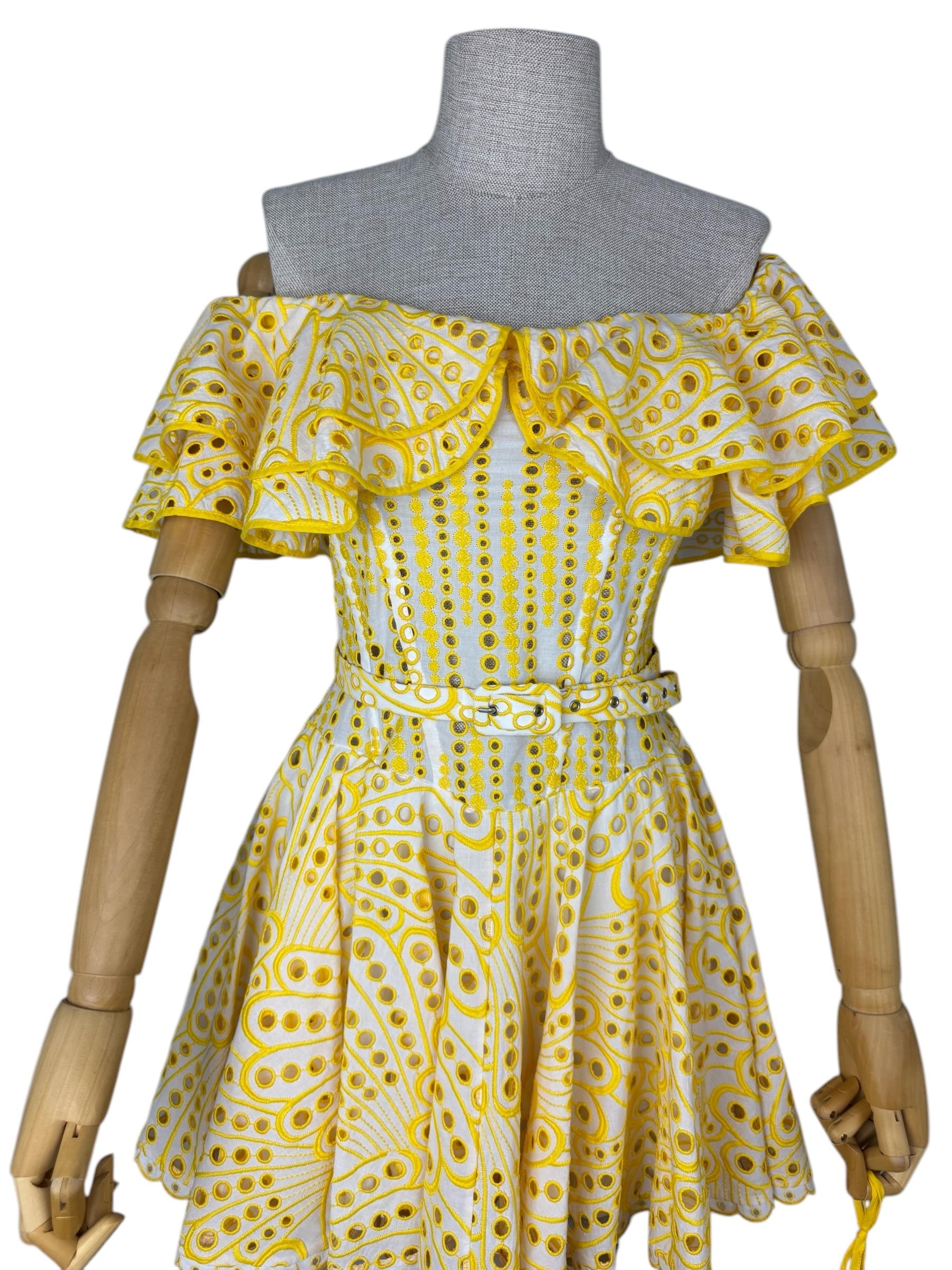 CHARO RUIZ IBIZA YELLOW DRESS 