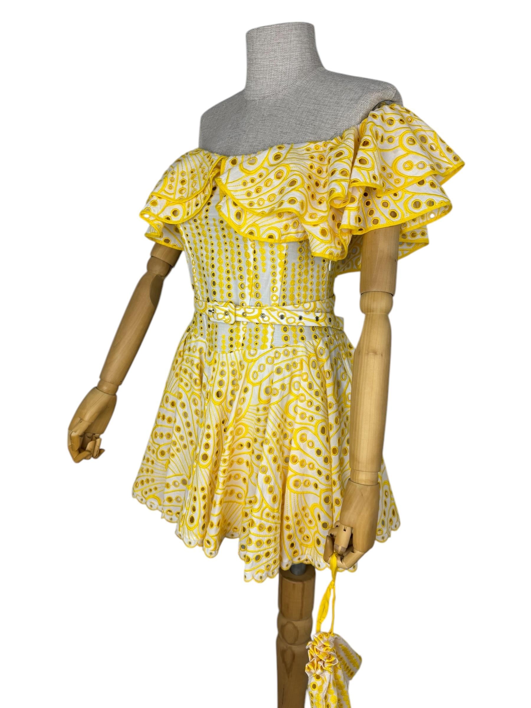 CHARO RUIZ IBIZA YELLOW DRESS 