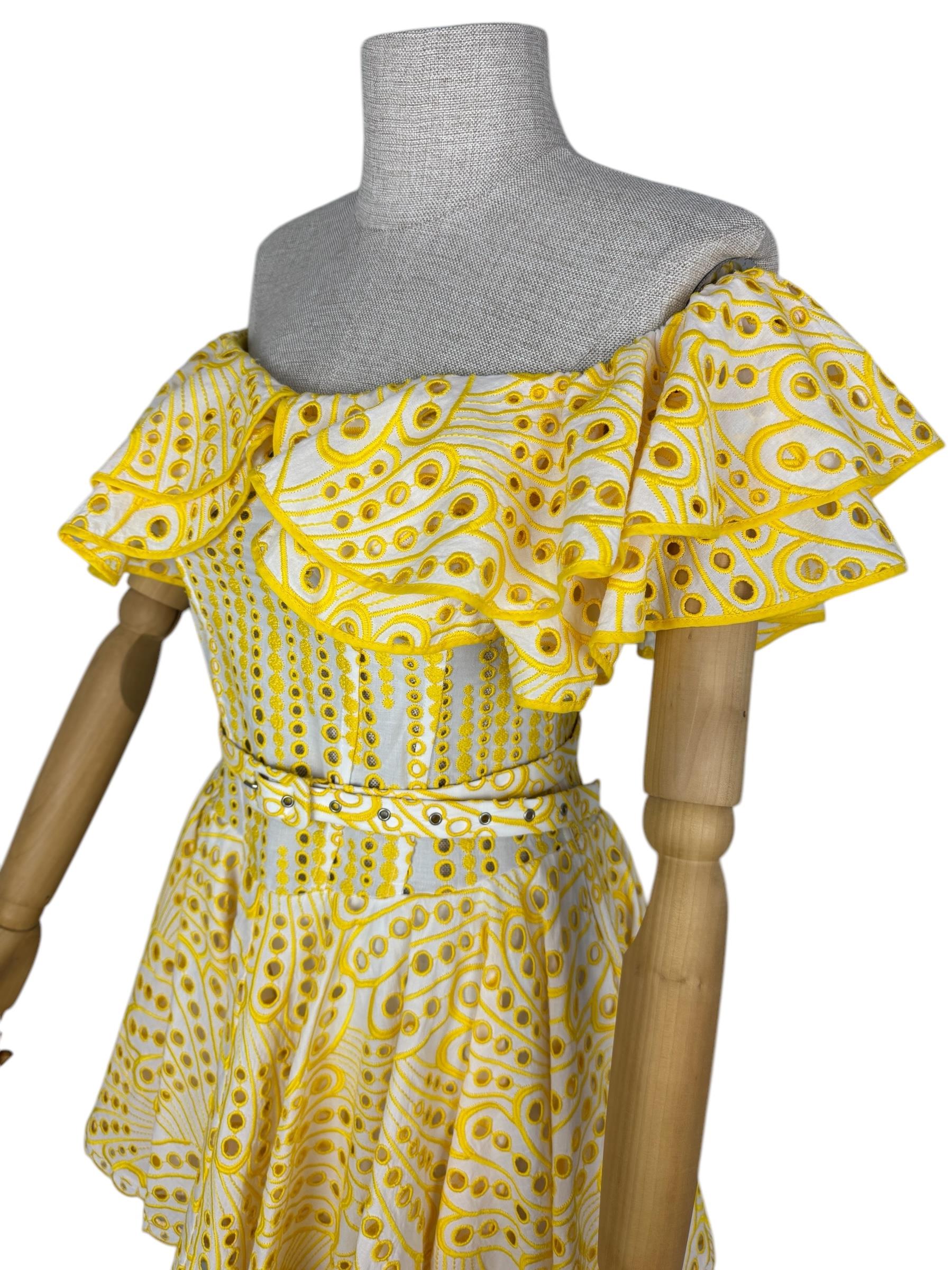 CHARO RUIZ IBIZA YELLOW DRESS 