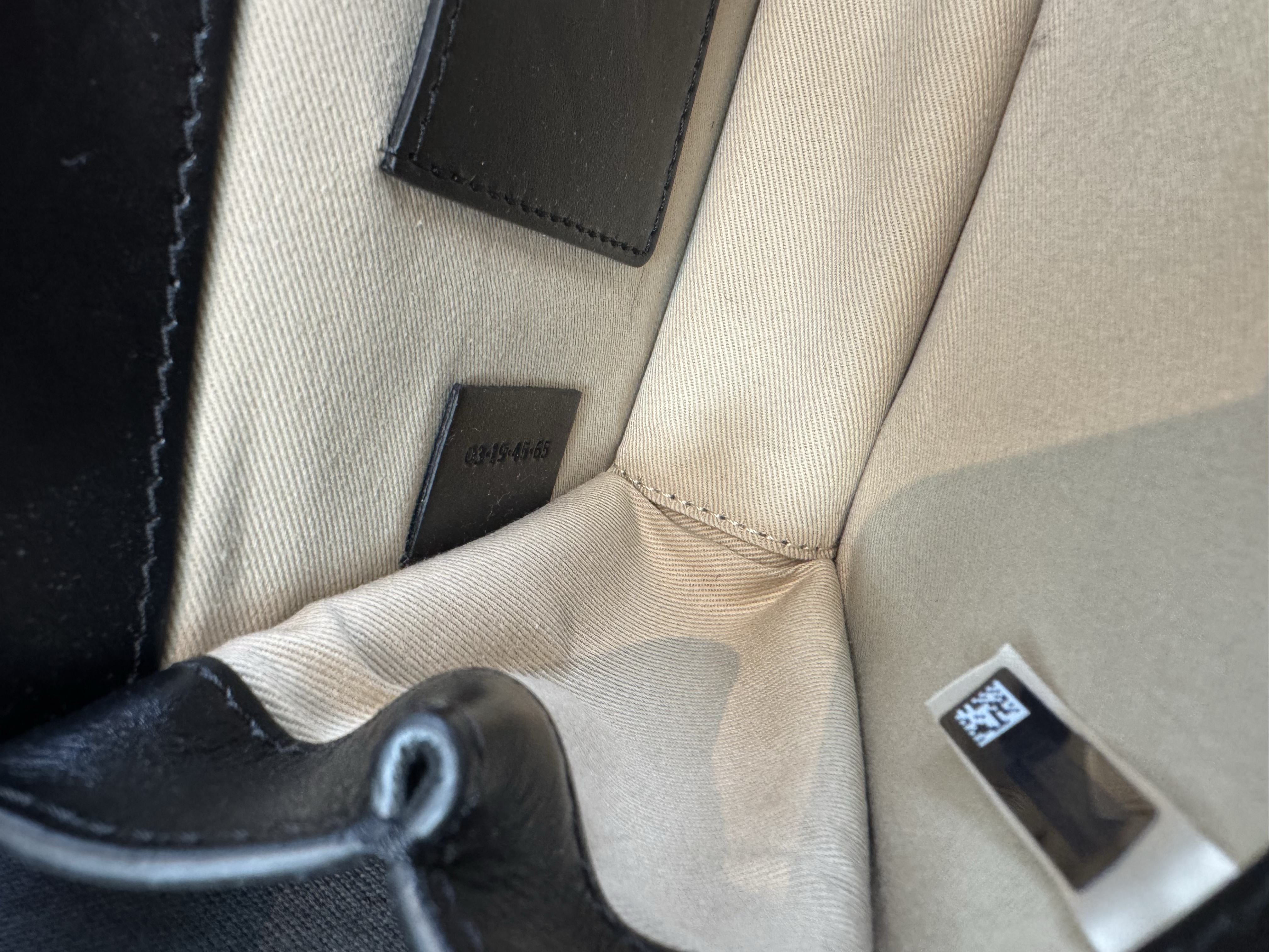 CHLOE BLACK C LOGO CHAIN BAG 