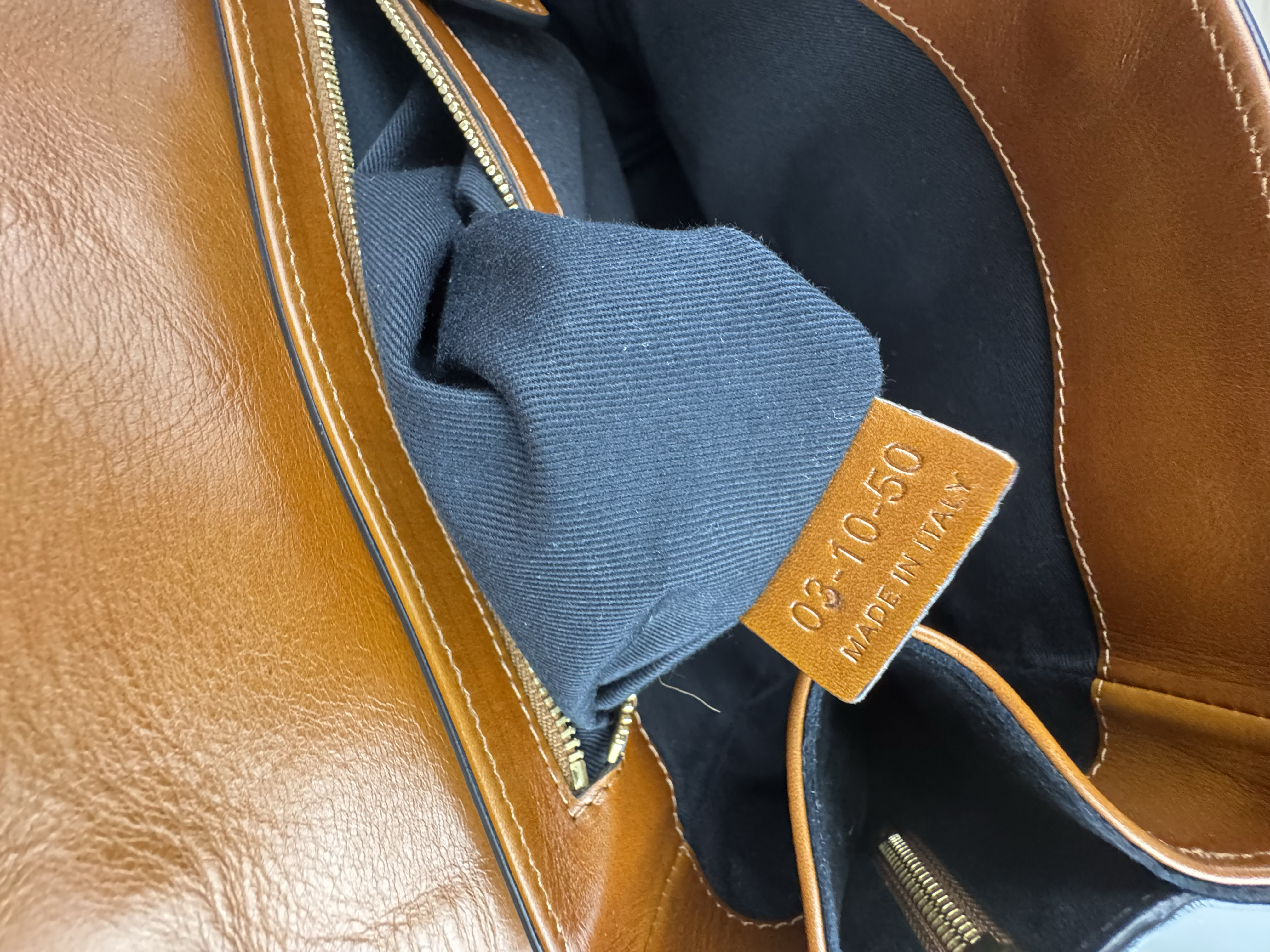 CHLOE BROWN LEATHER TOTE BAG