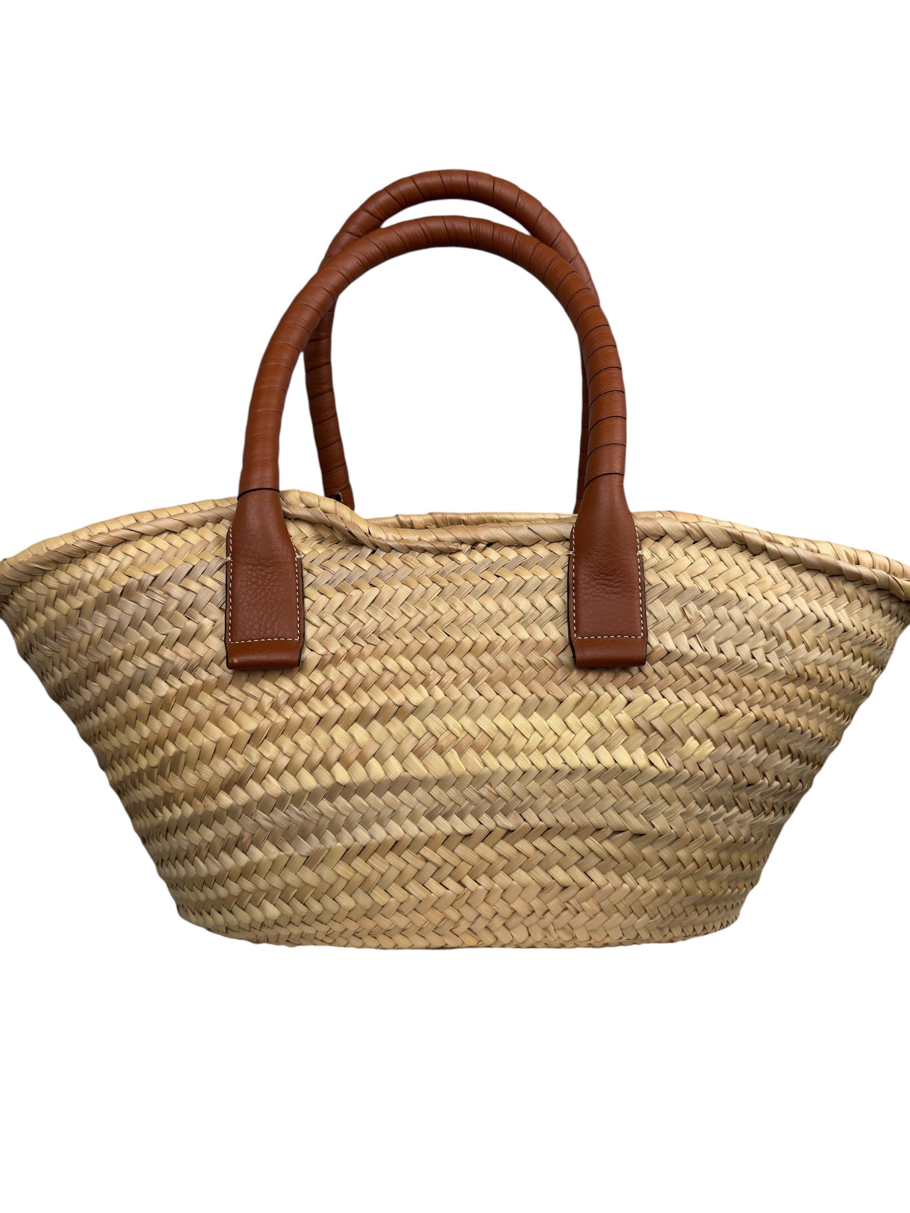 CHLOE BROWN MARCIE RAFFIA TOTE
