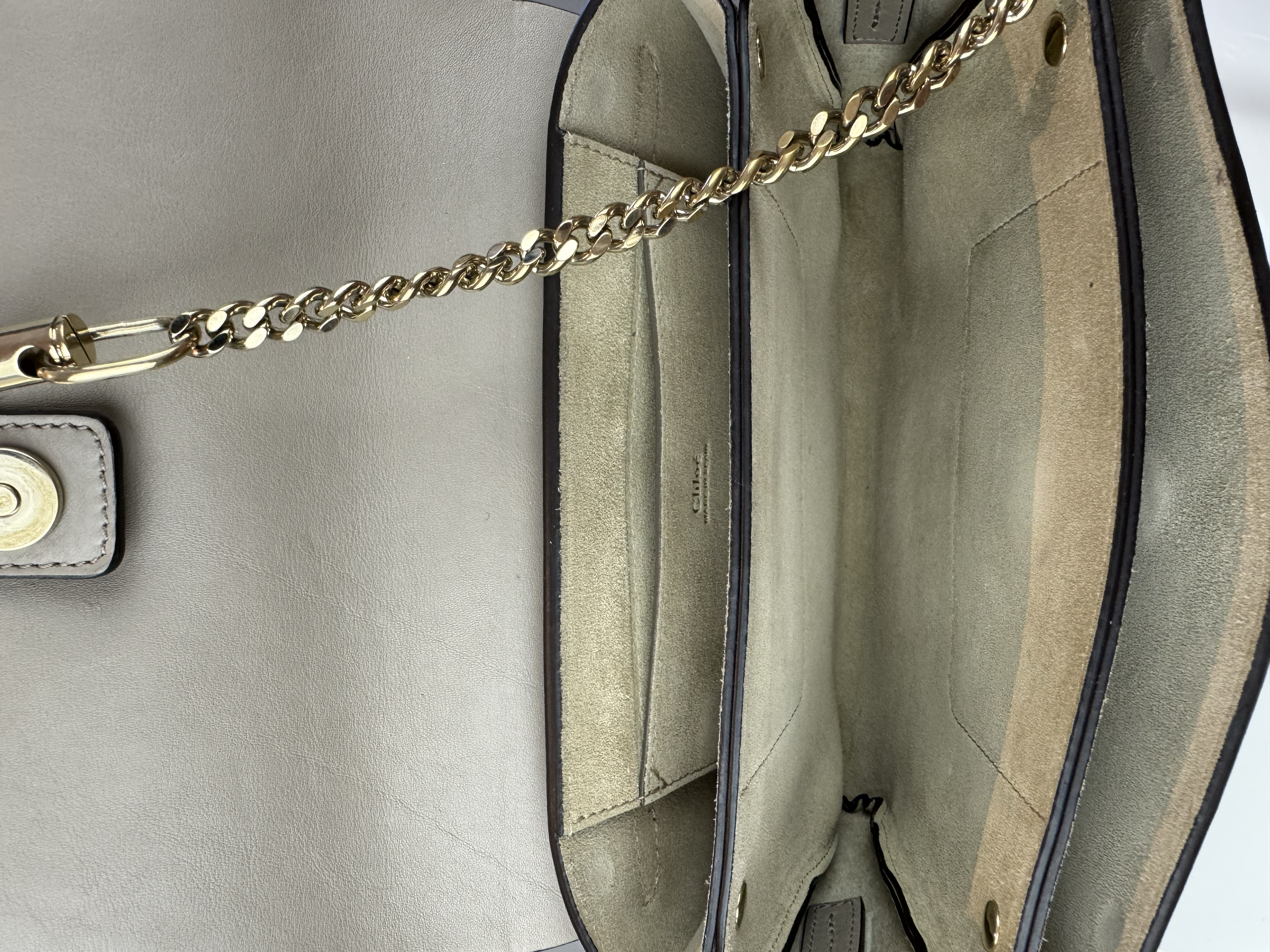 CHLOE MINK FAYE CROSSBODY BAG