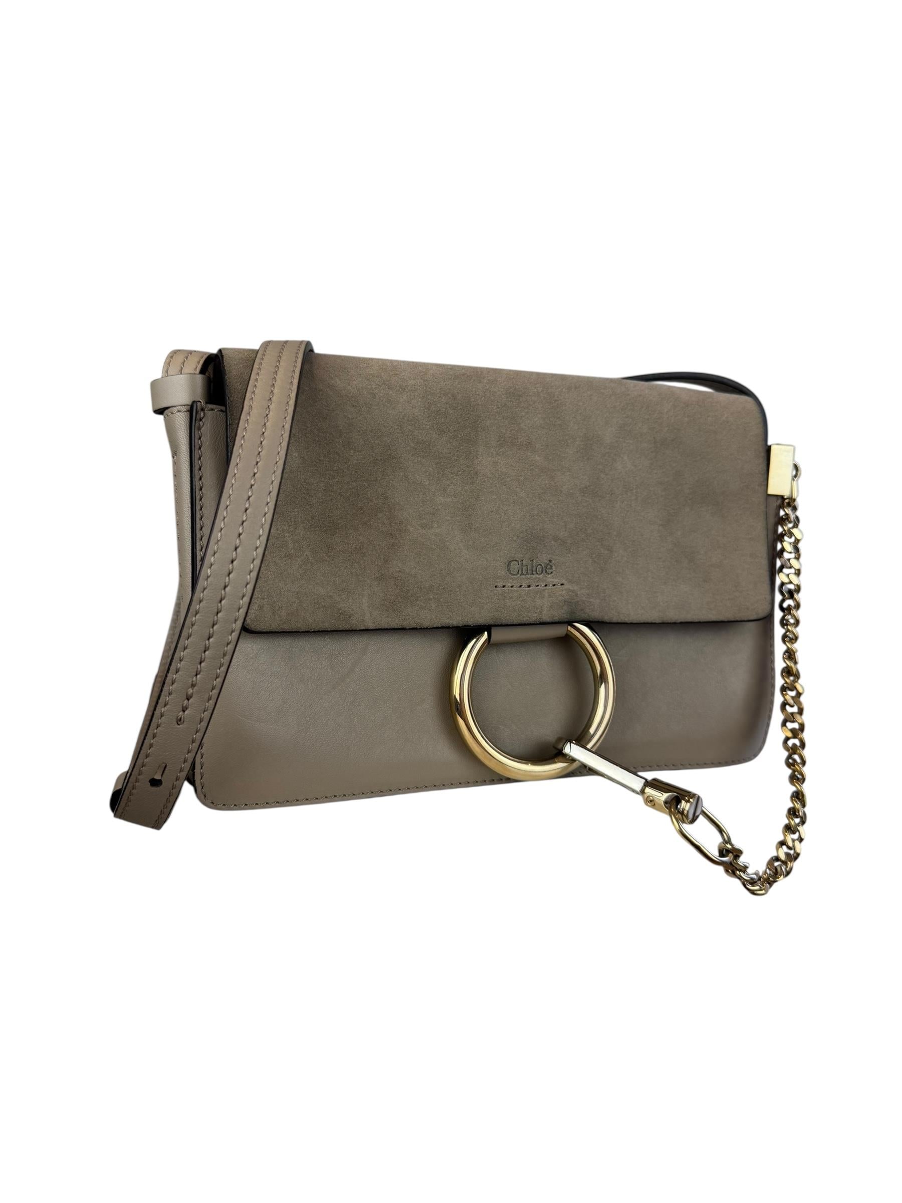 CHLOE MINK FAYE CROSSBODY BAG
