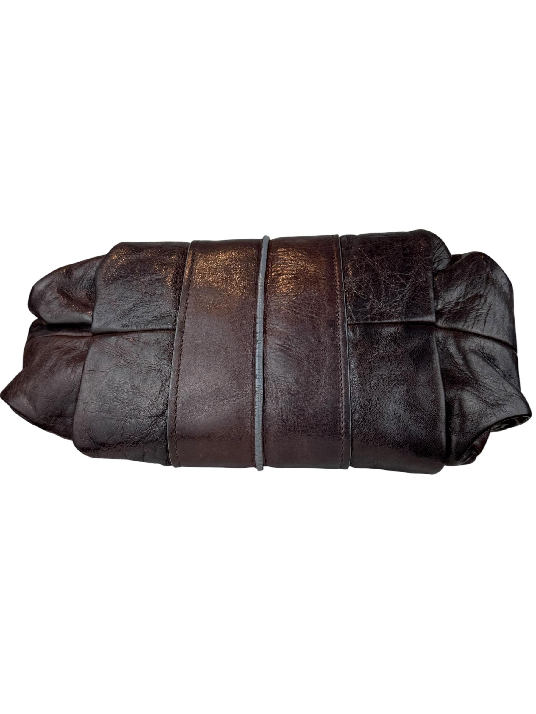CHLOE MOKA LEATHER HELOISE SHOULDER BAG
