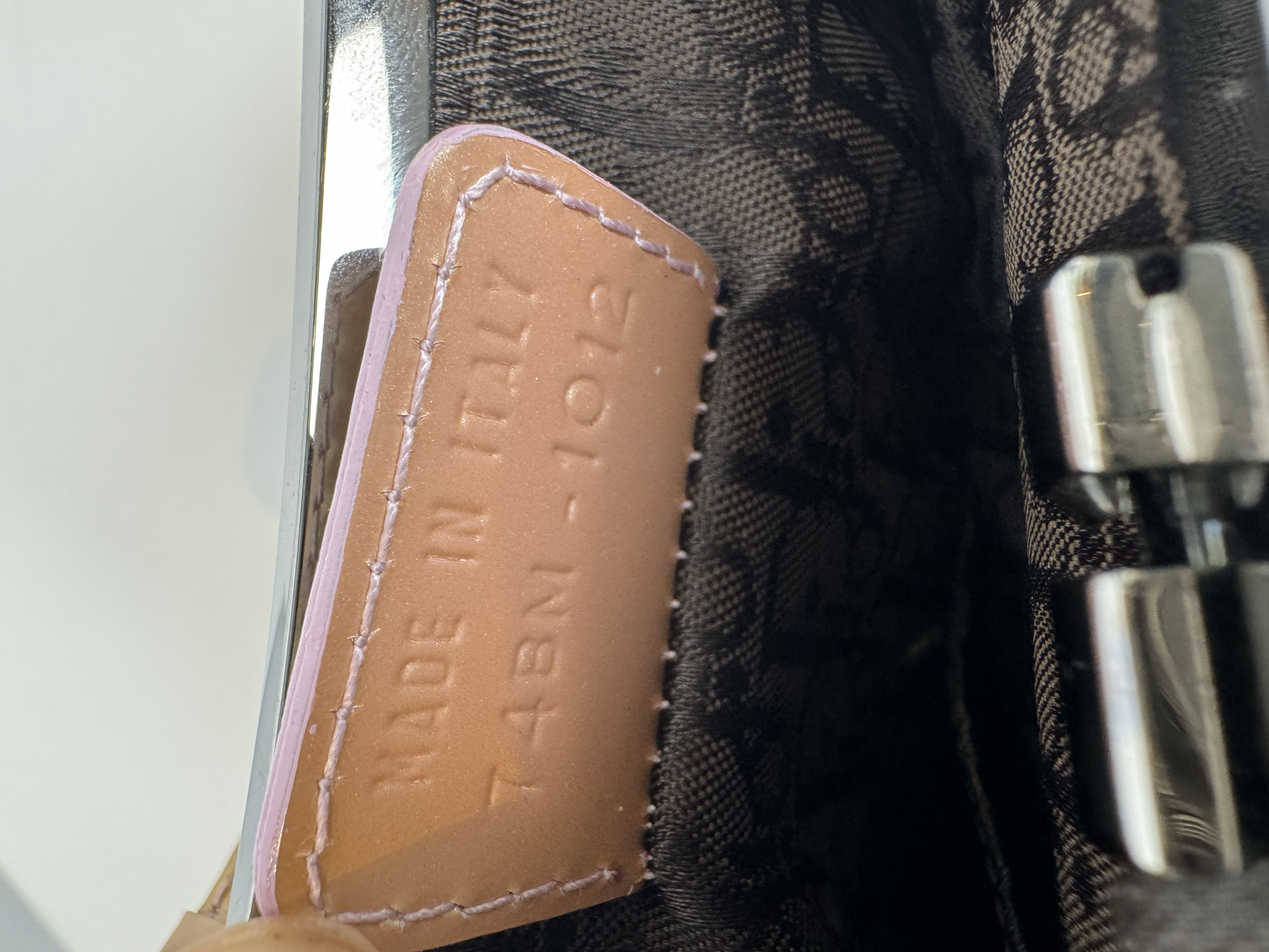 CHRISTIAN DIOR 2000S PINK SATIN MINI SADDLE BAG