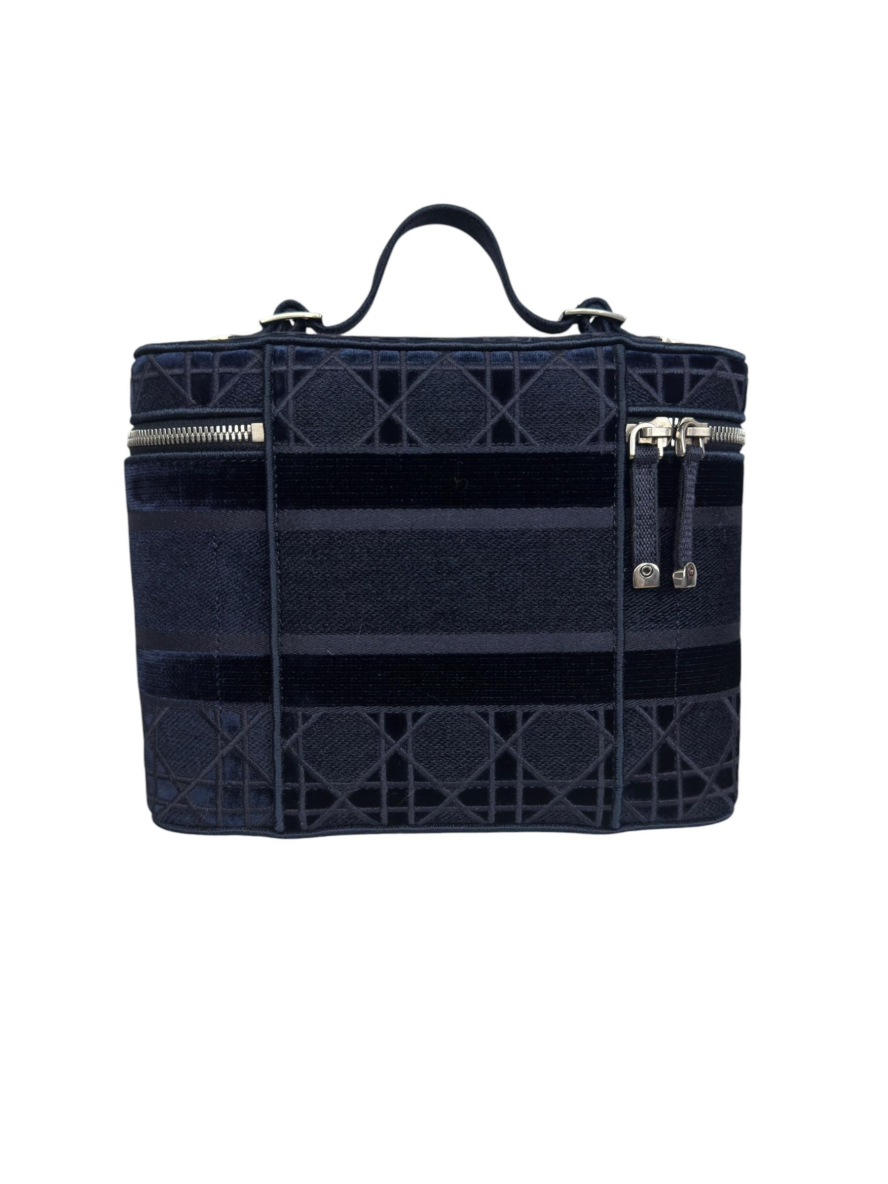 CHRISTIAN DIOR 2020 VELVET CANNAGE  TRAVEL VANITY CASE