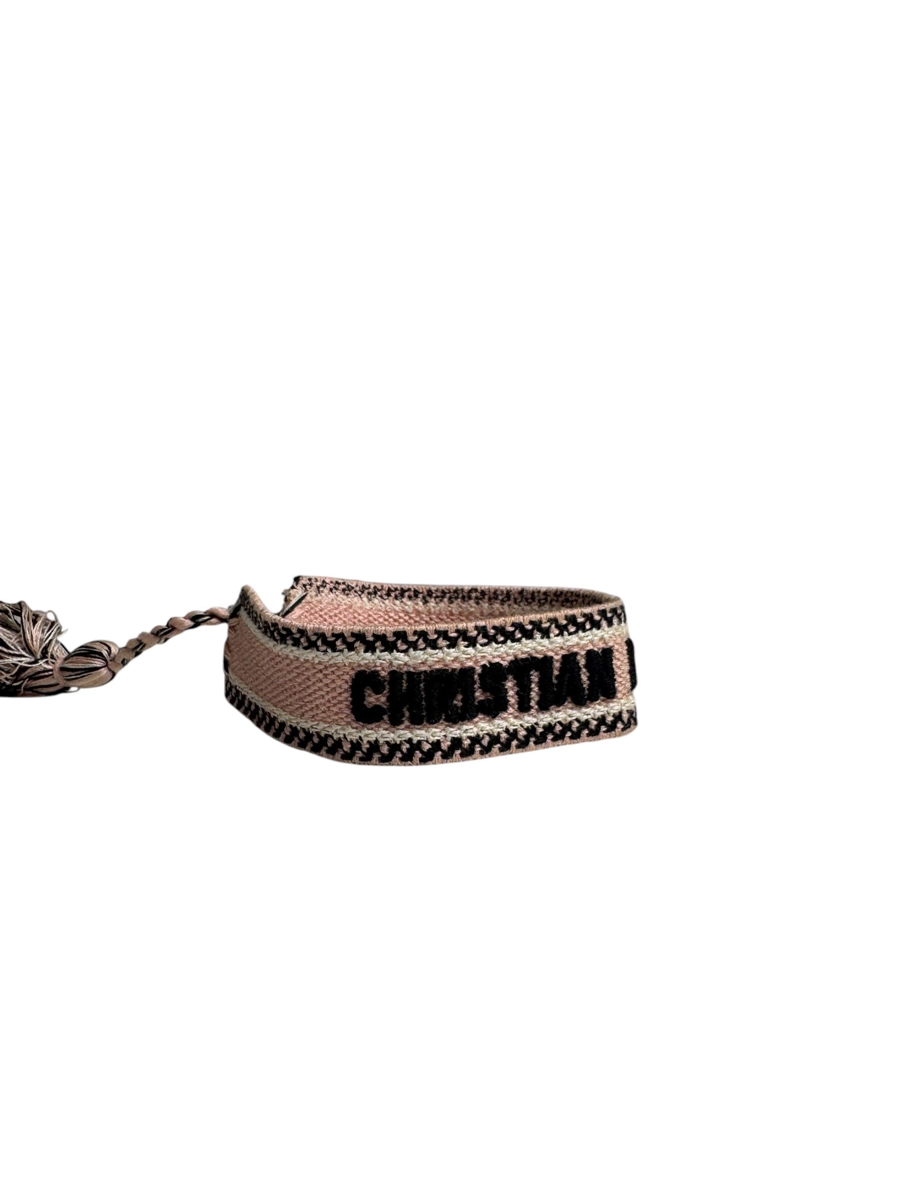 CHRISTIAN DIOR BEIGE FRIENDSHIP BRACLET