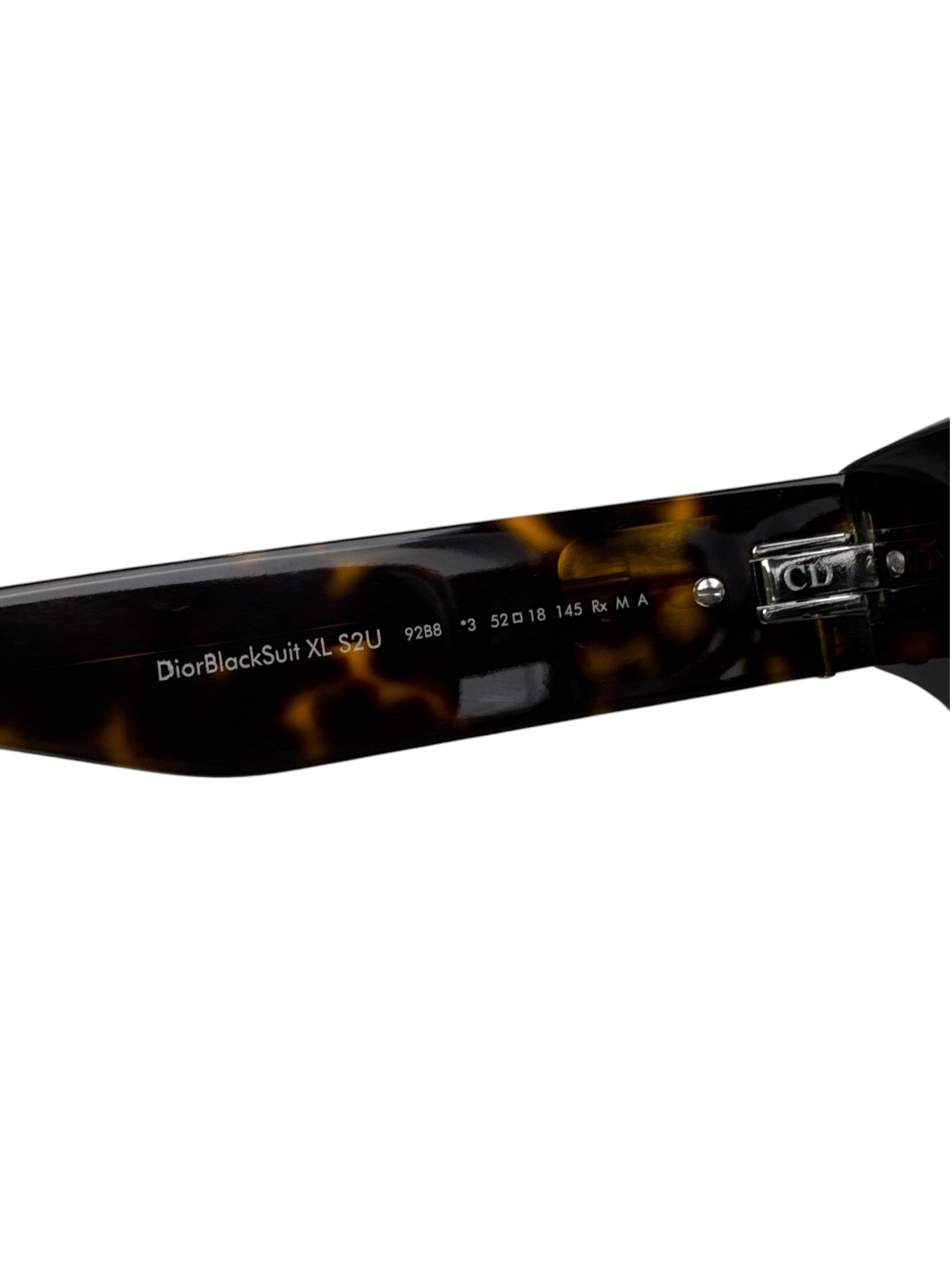 CHRISTIAN DIOR BLACK SUIT XL SUNGLASSES