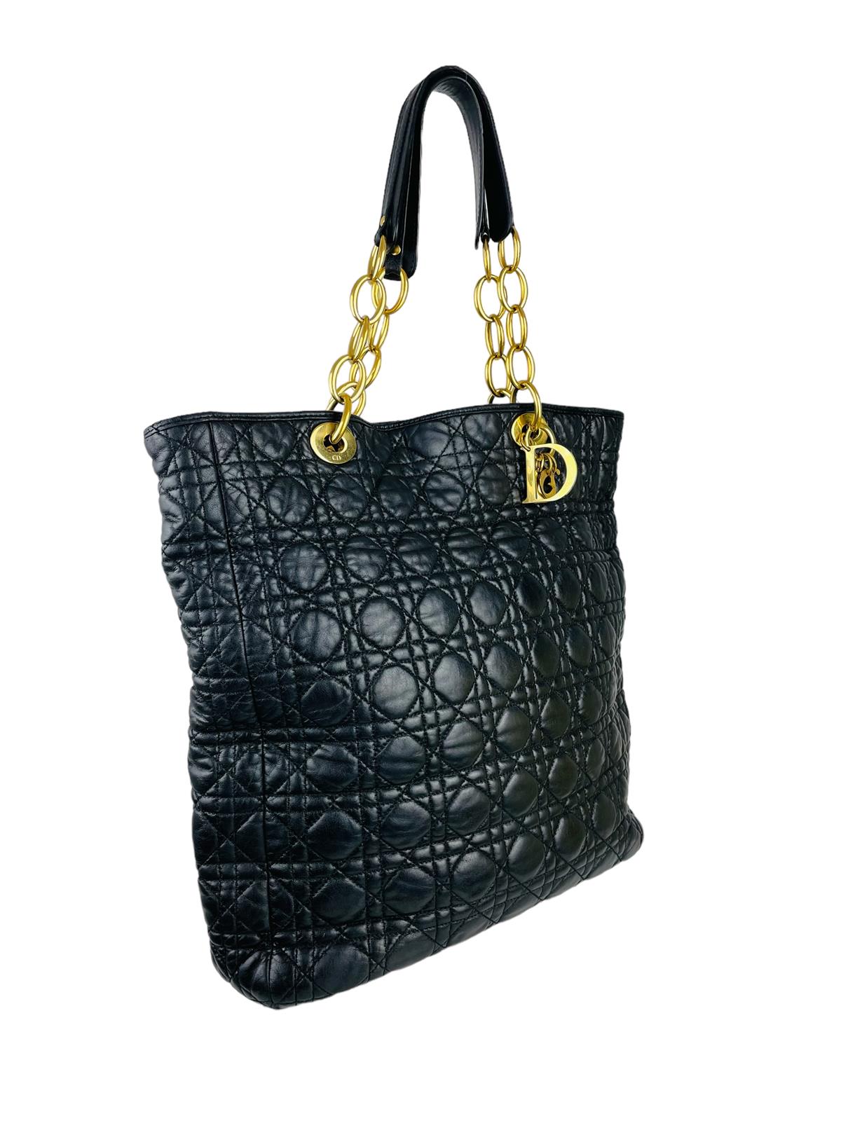 CHRISTIAN DIOR CANNAGE SHOPPING BAG
