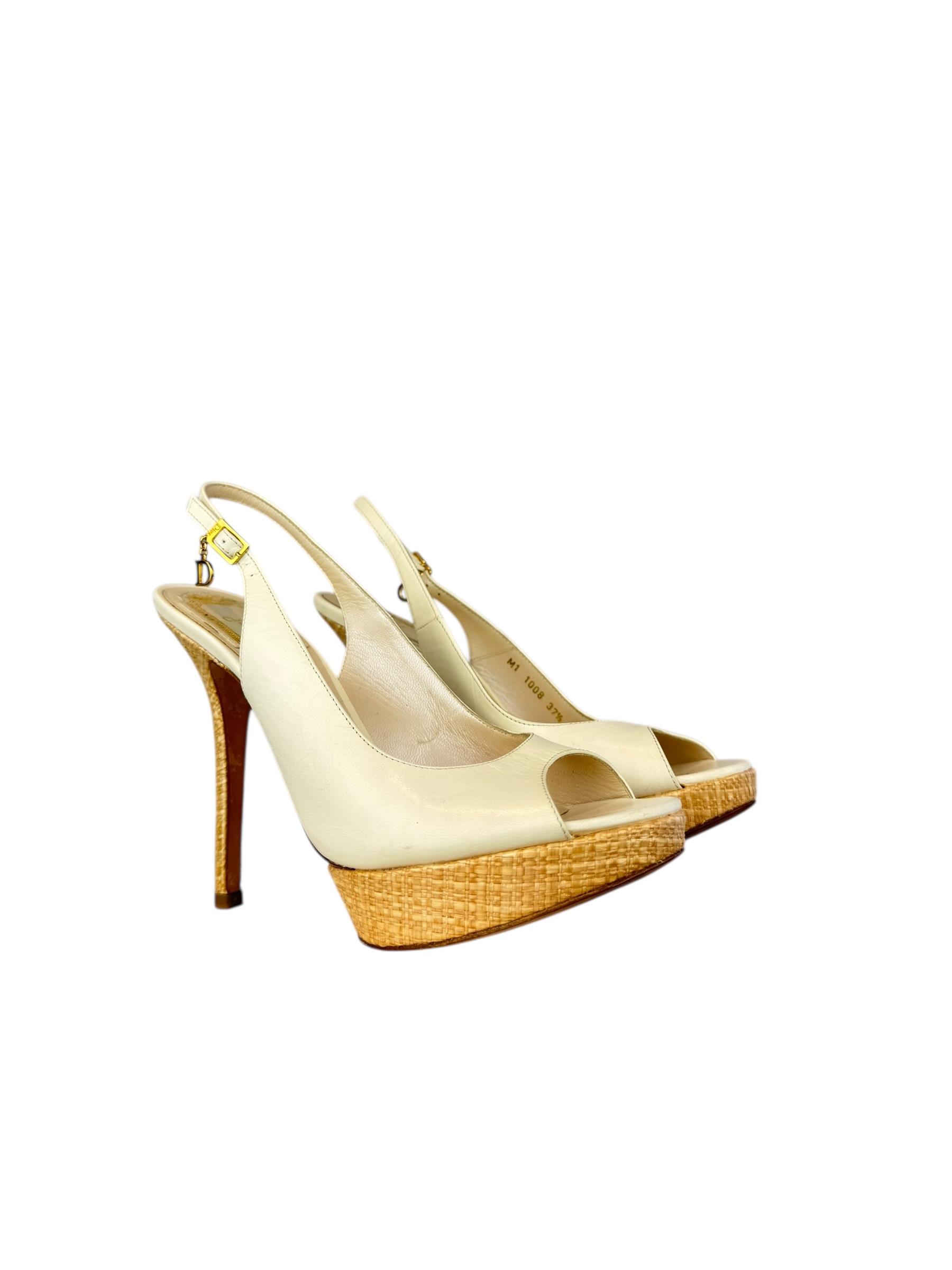 CHRISTIAN DIOR D CHARM HEELS
