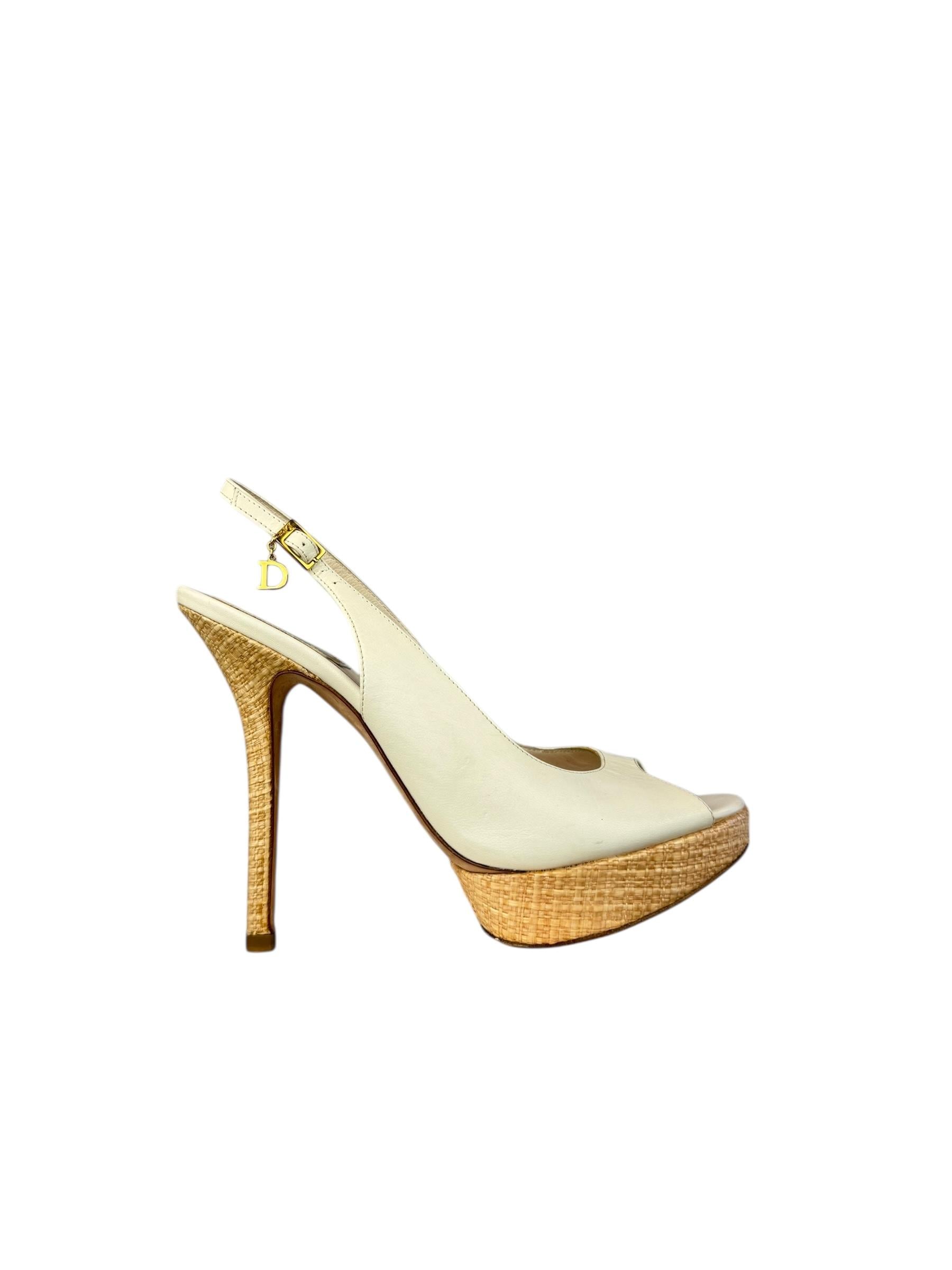 CHRISTIAN DIOR D CHARM HEELS