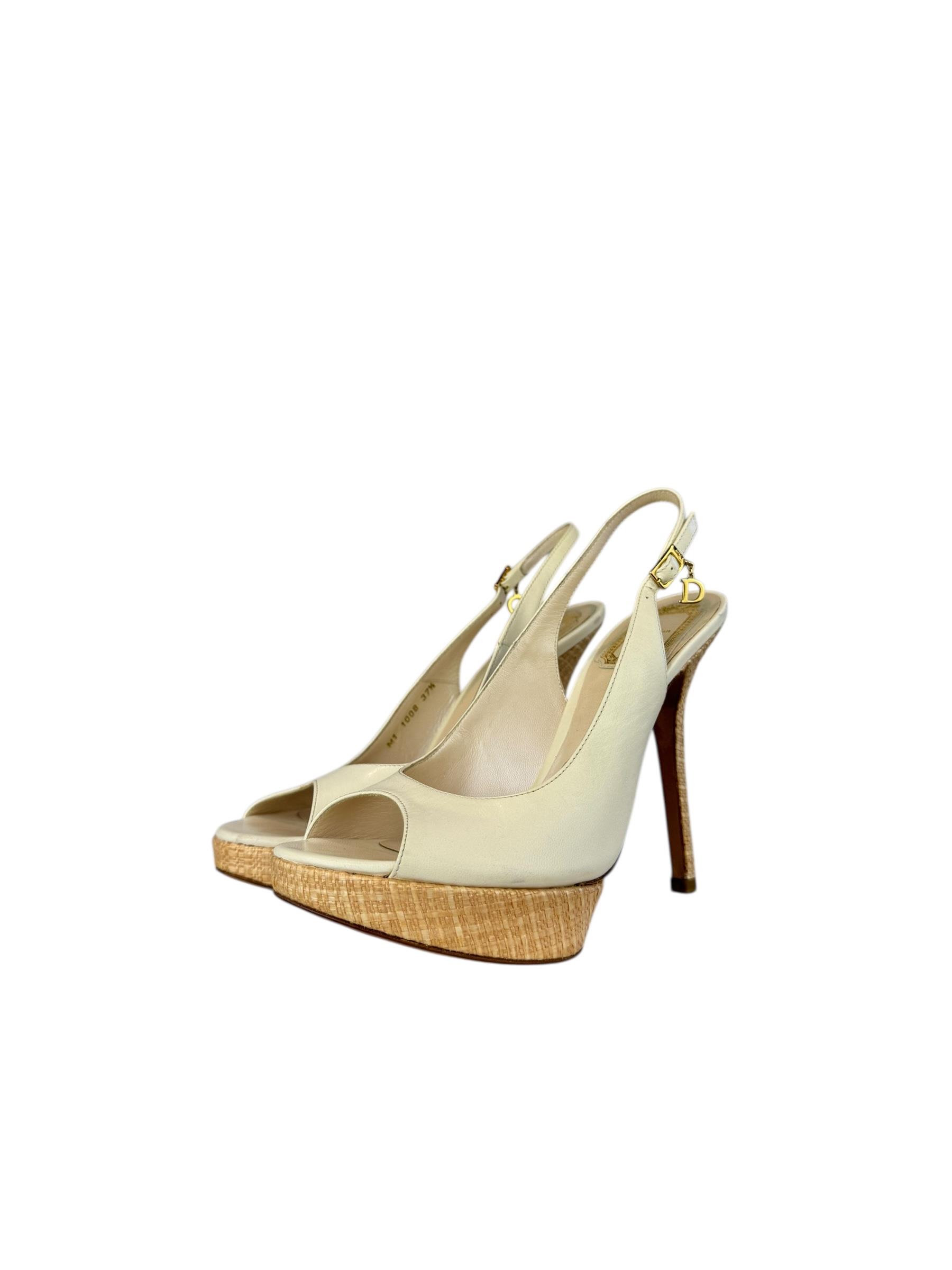 CHRISTIAN DIOR D CHARM HEELS