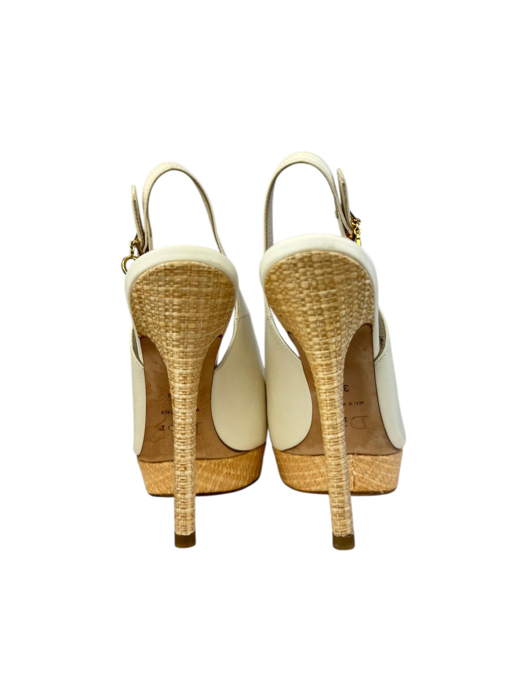 CHRISTIAN DIOR D CHARM HEELS