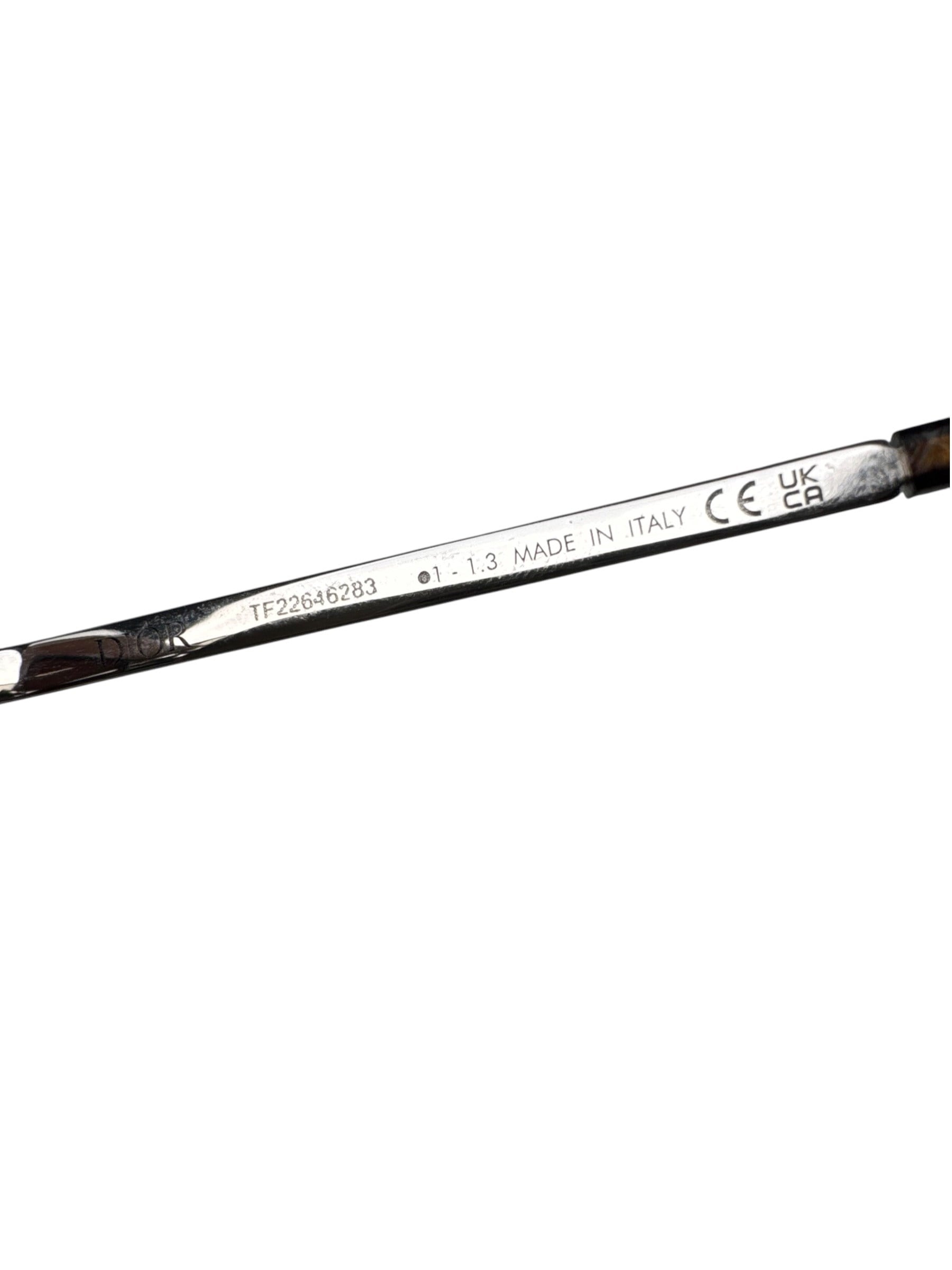 CHRISTIAN DIOR DIAMOND S4U SILVER SUNGLASSES