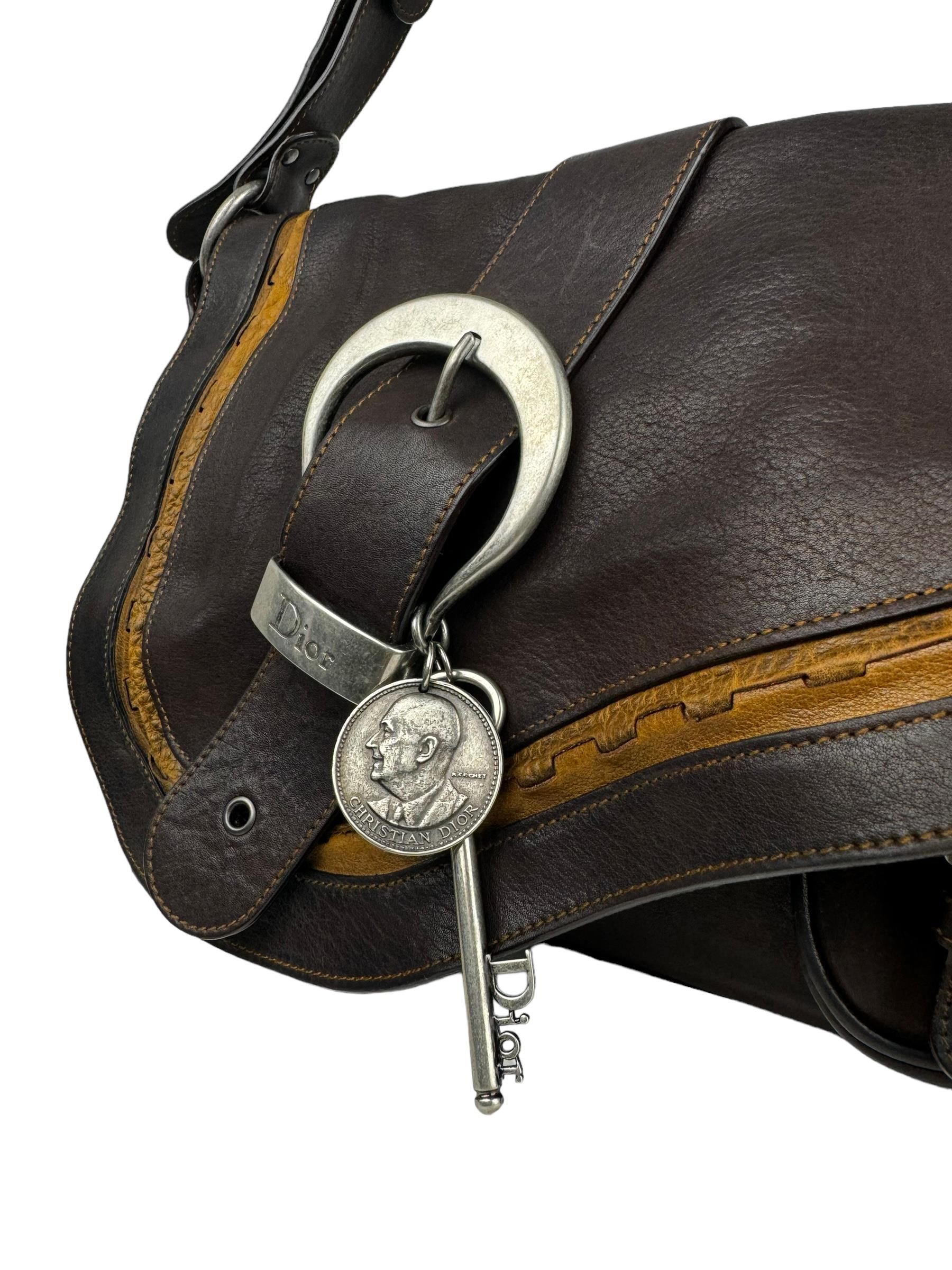 CHRISTIAN DIOR GAUCHE SADDLE BAG
