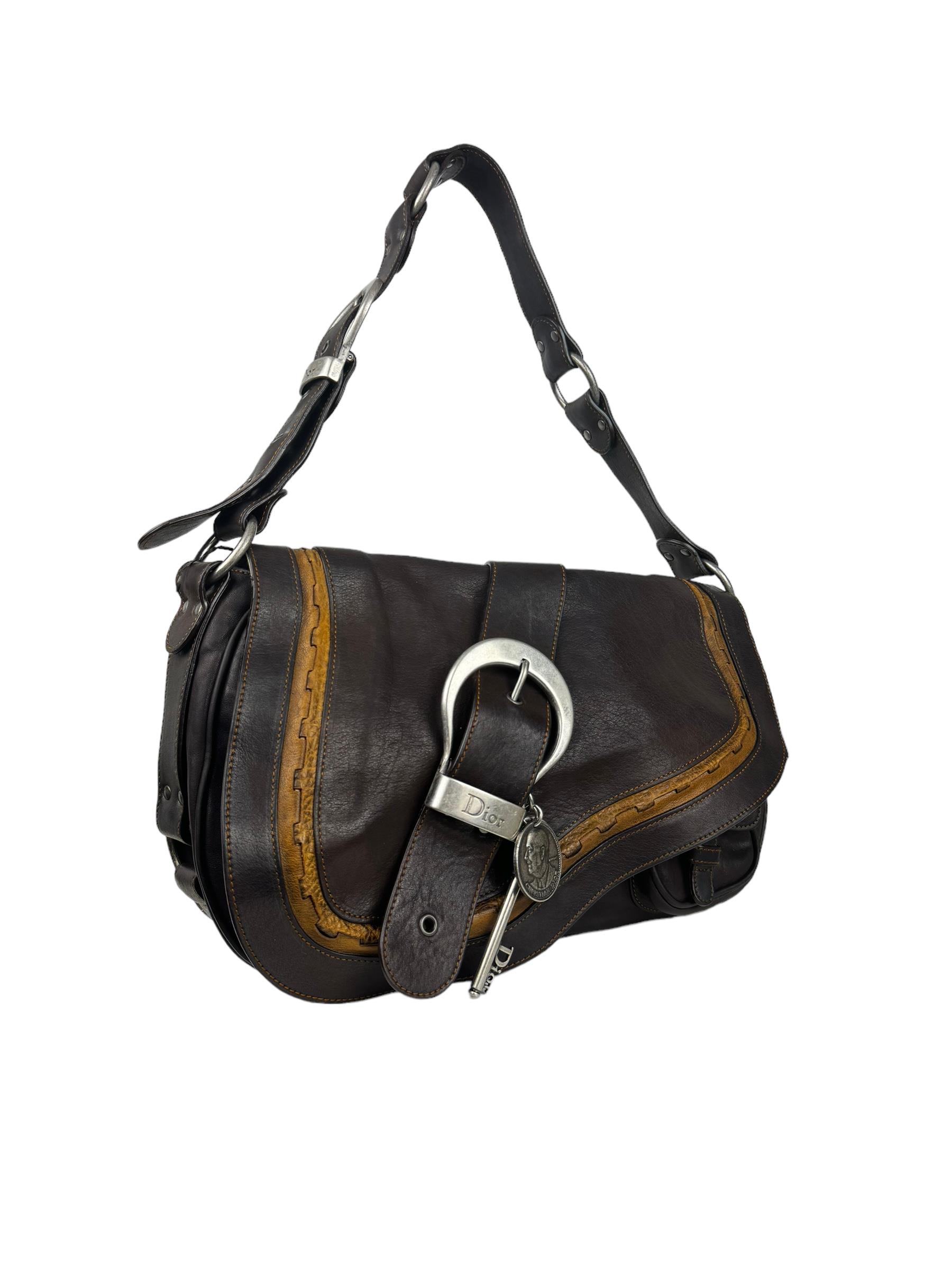 CHRISTIAN DIOR GAUCHE SADDLE BAG