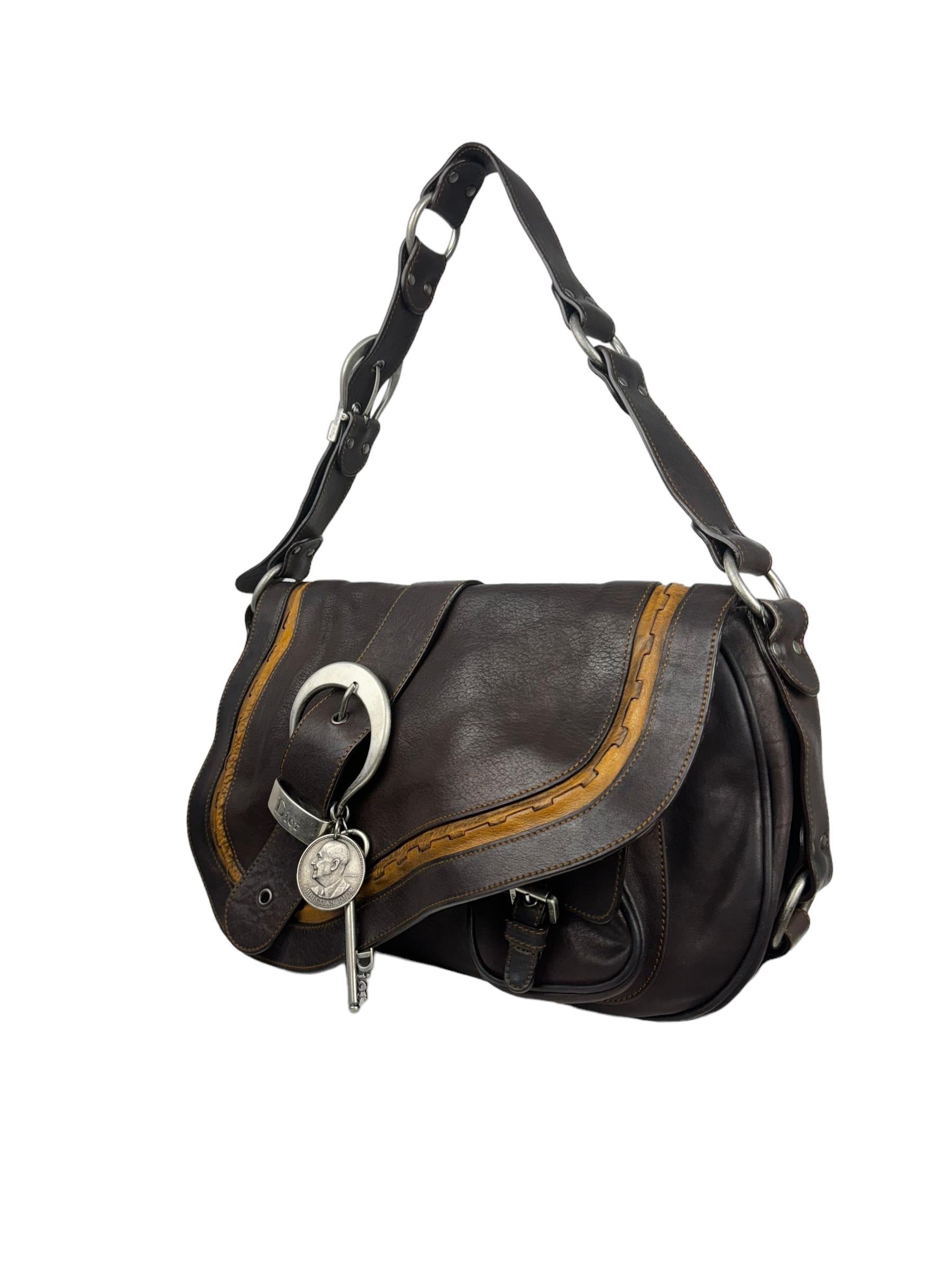 CHRISTIAN DIOR GAUCHE SADDLE BAG