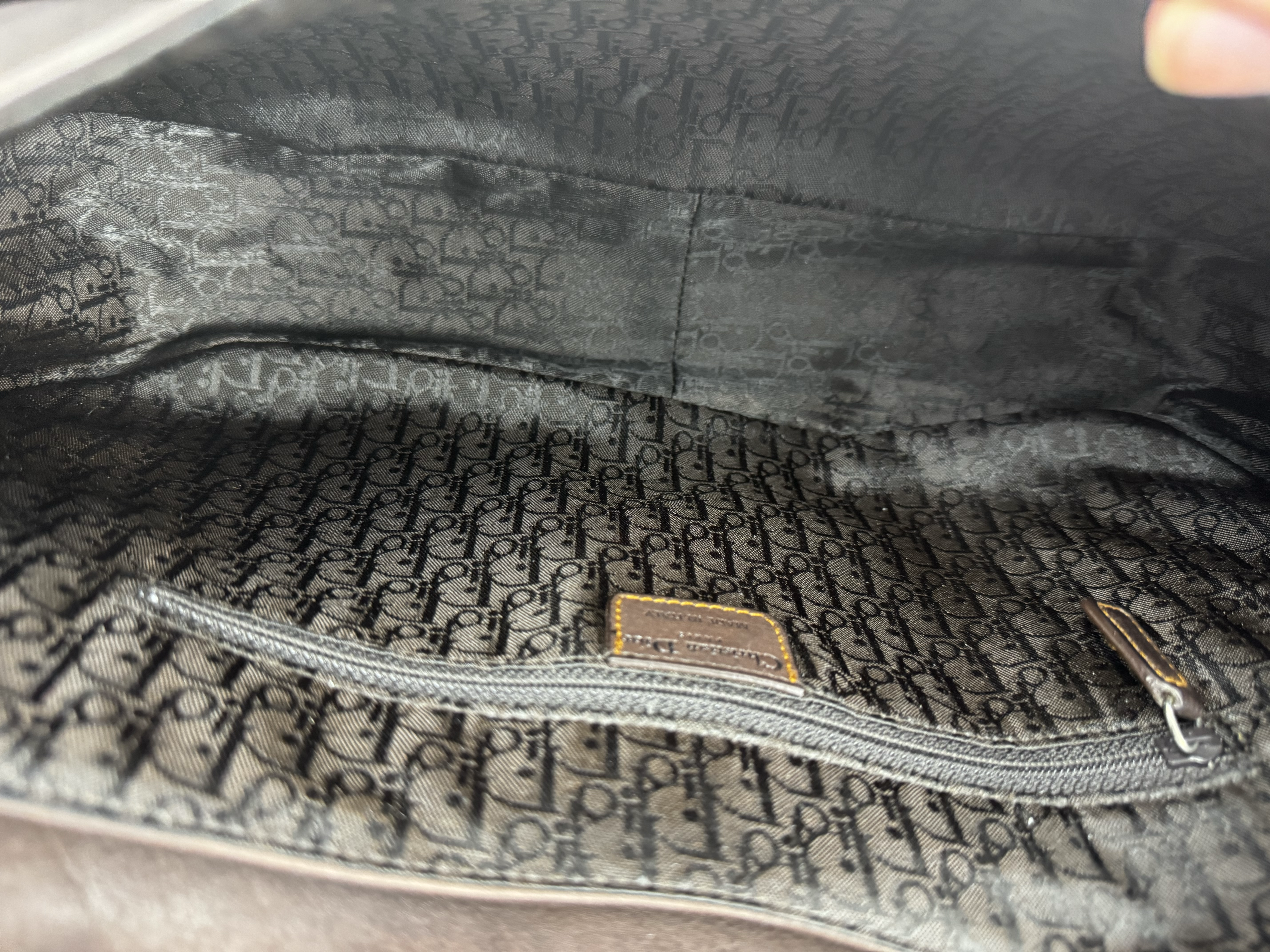 CHRISTIAN DIOR GAUCHE SADDLE BAG