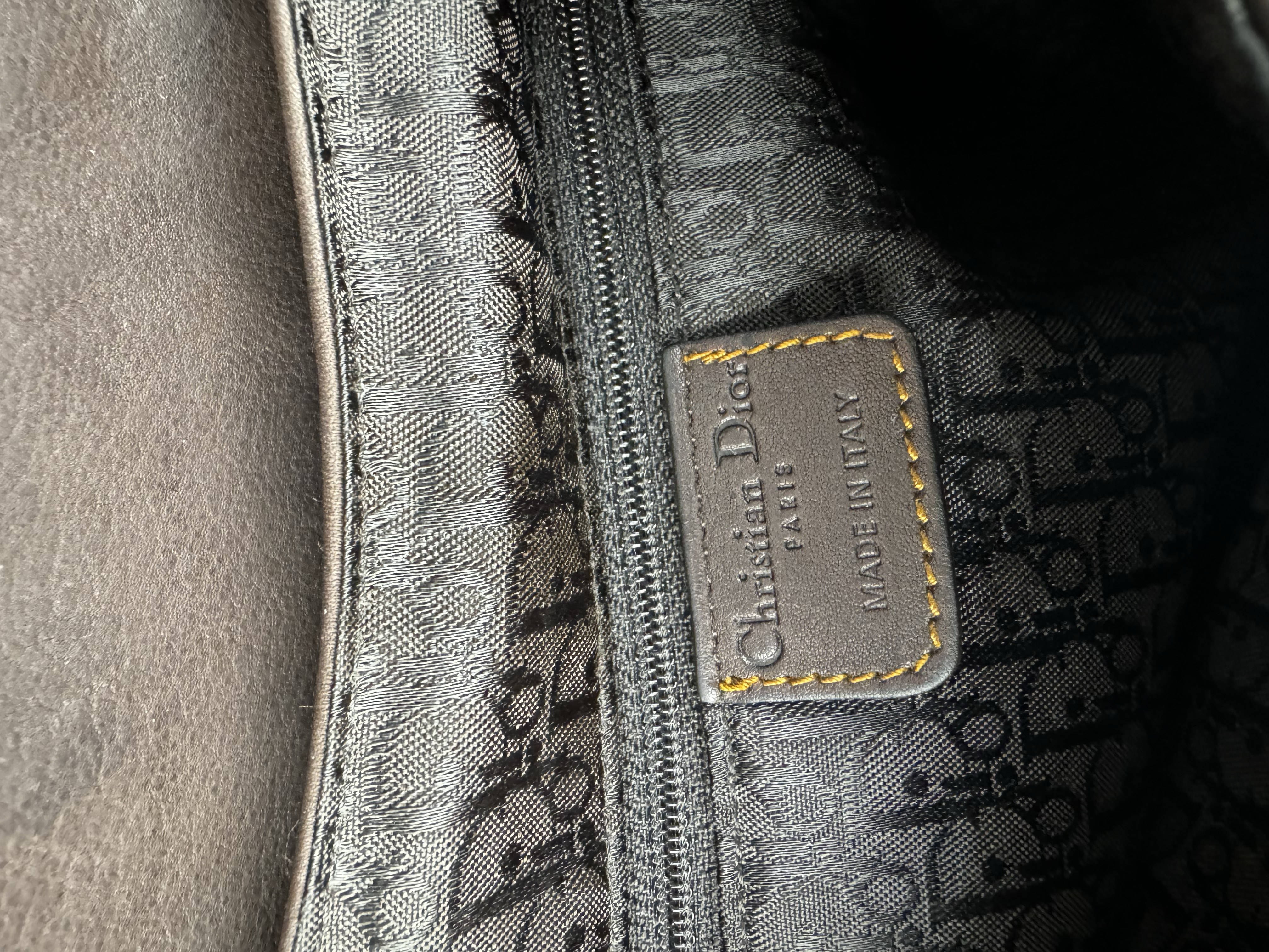 CHRISTIAN DIOR GAUCHE SADDLE BAG