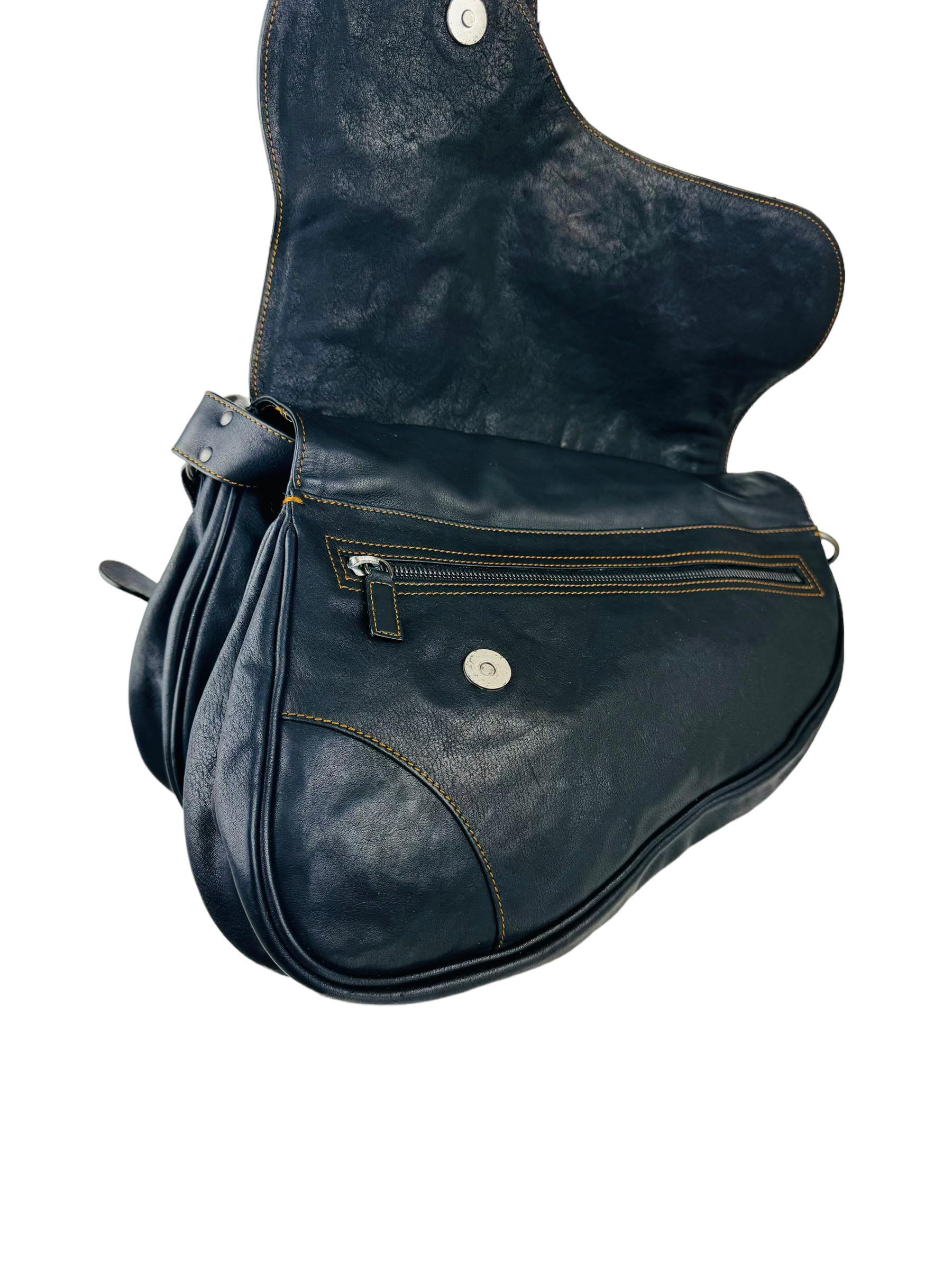 CHRISTIAN DIOR GAUCHO SADDLE BAG 